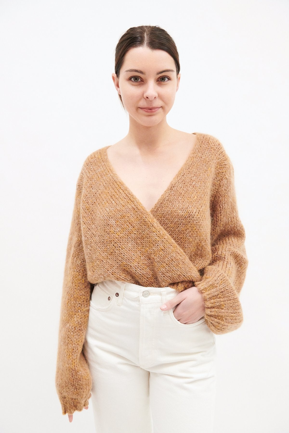 Dolly Wrap Knit Sweater