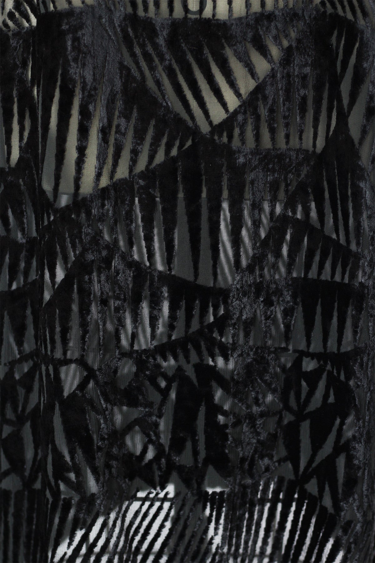Rare 1920s Devoré Silk Velvet Dress