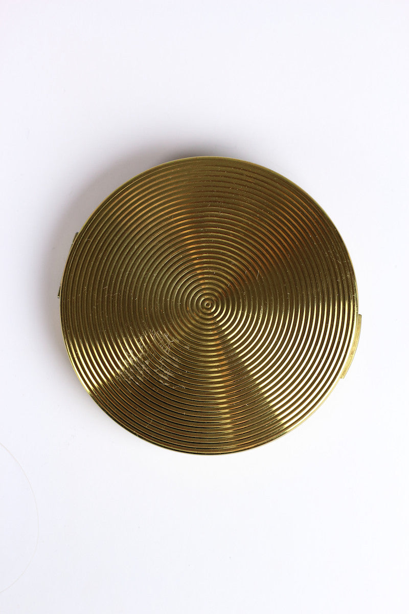 1940s Vintage Evans Electroplated Compact