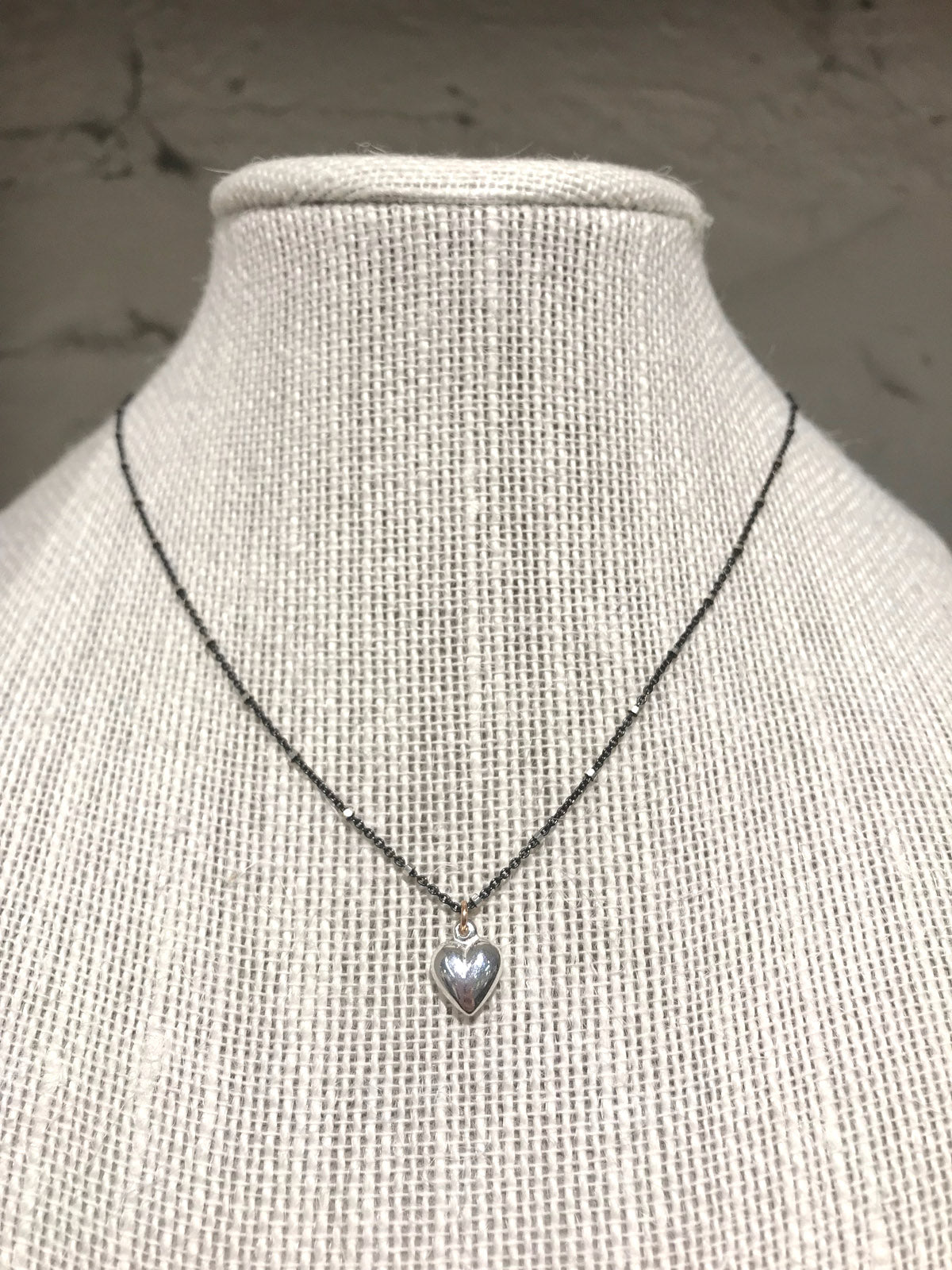 Delicate Sterling Heart Necklace