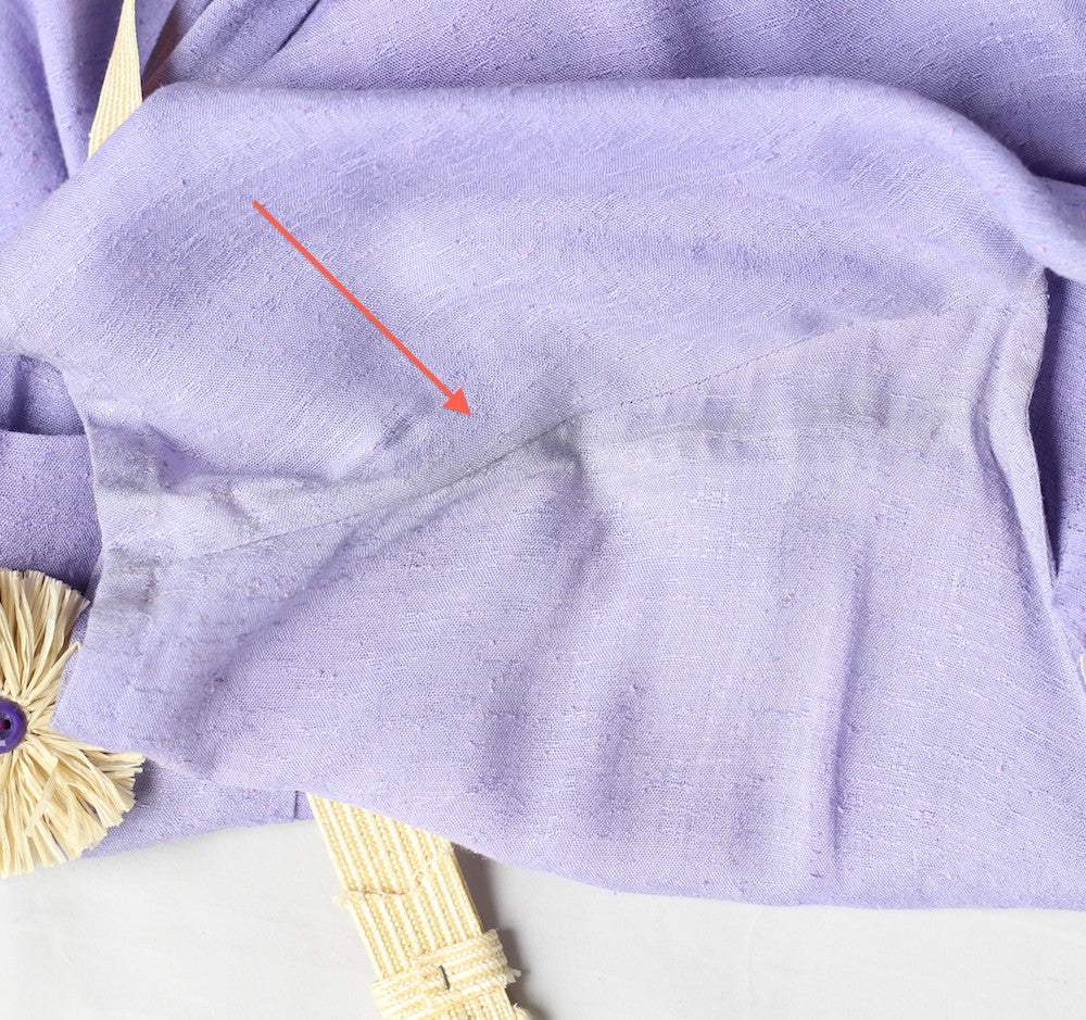 Gone Flower Pickin' Lavender 1930s Day Dress