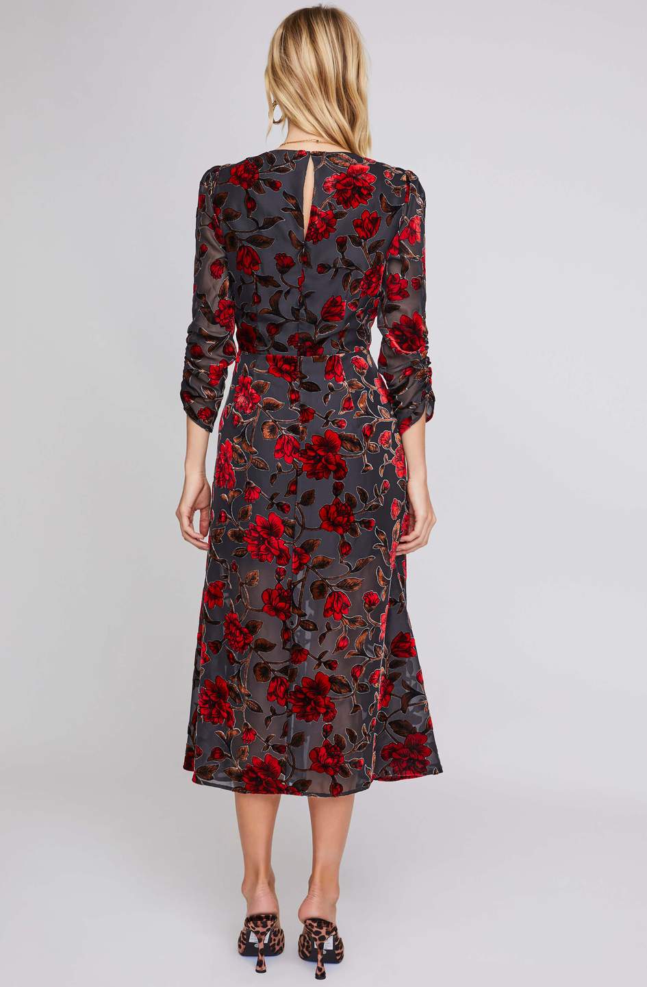 Jalisca Dress in Red Velvet