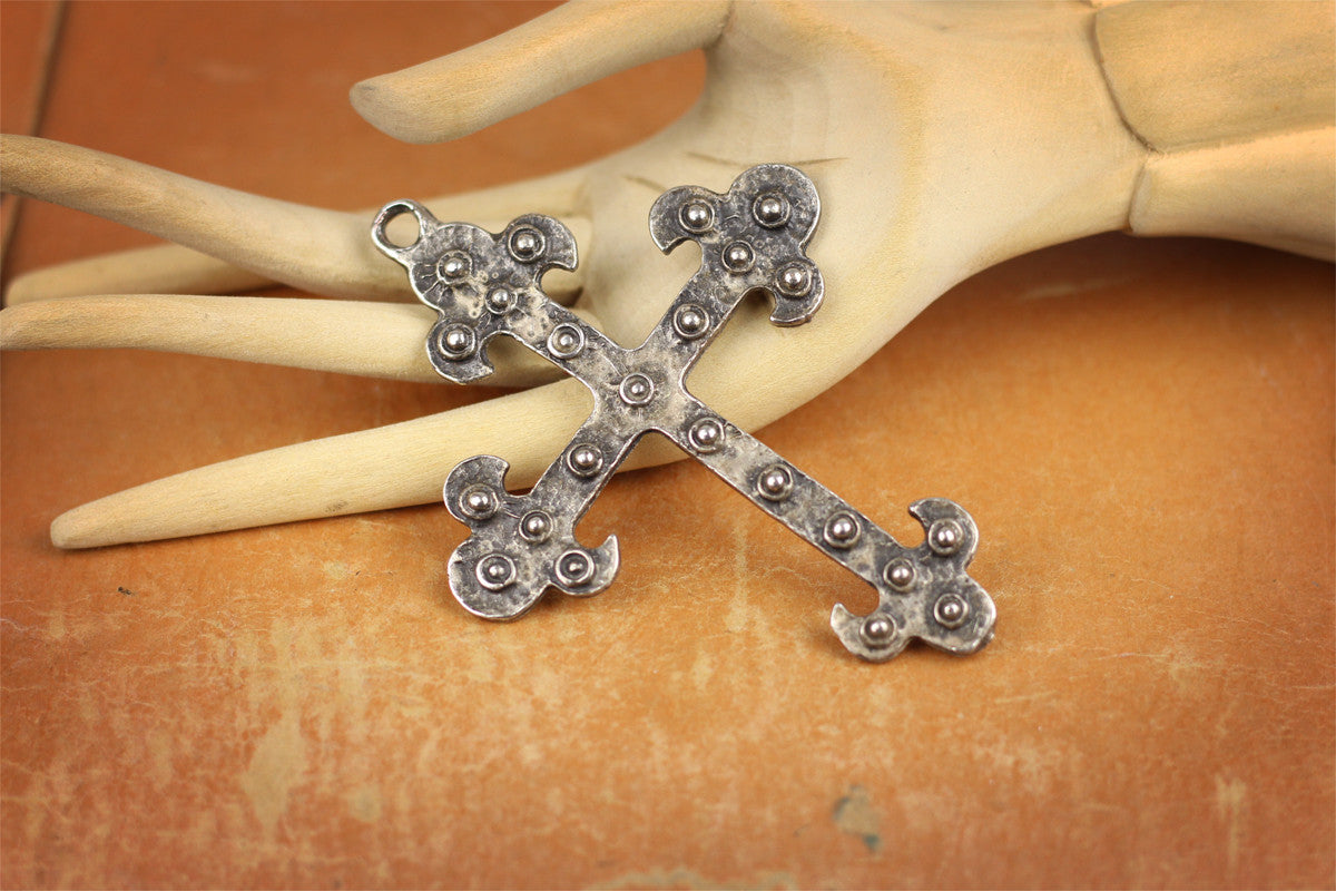 Antique Gothic Cross Pendant