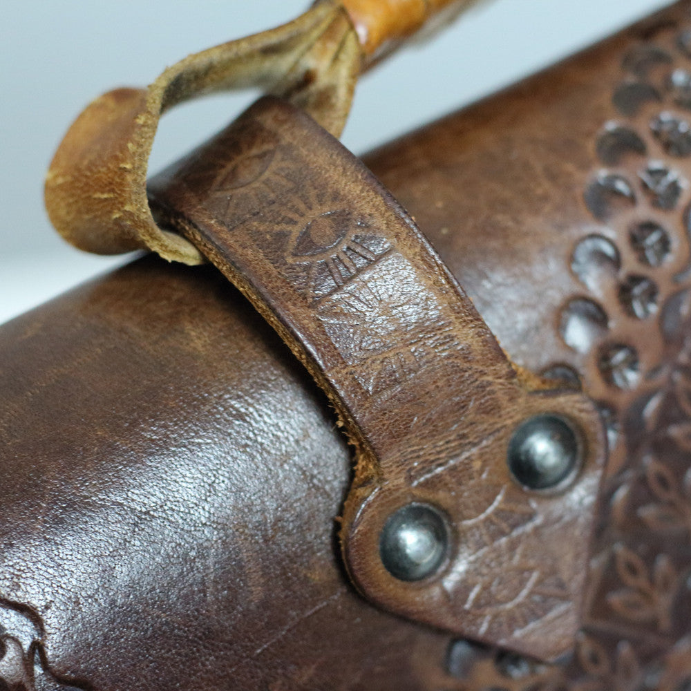 The Third Eye Antique Stamped Leather Bag