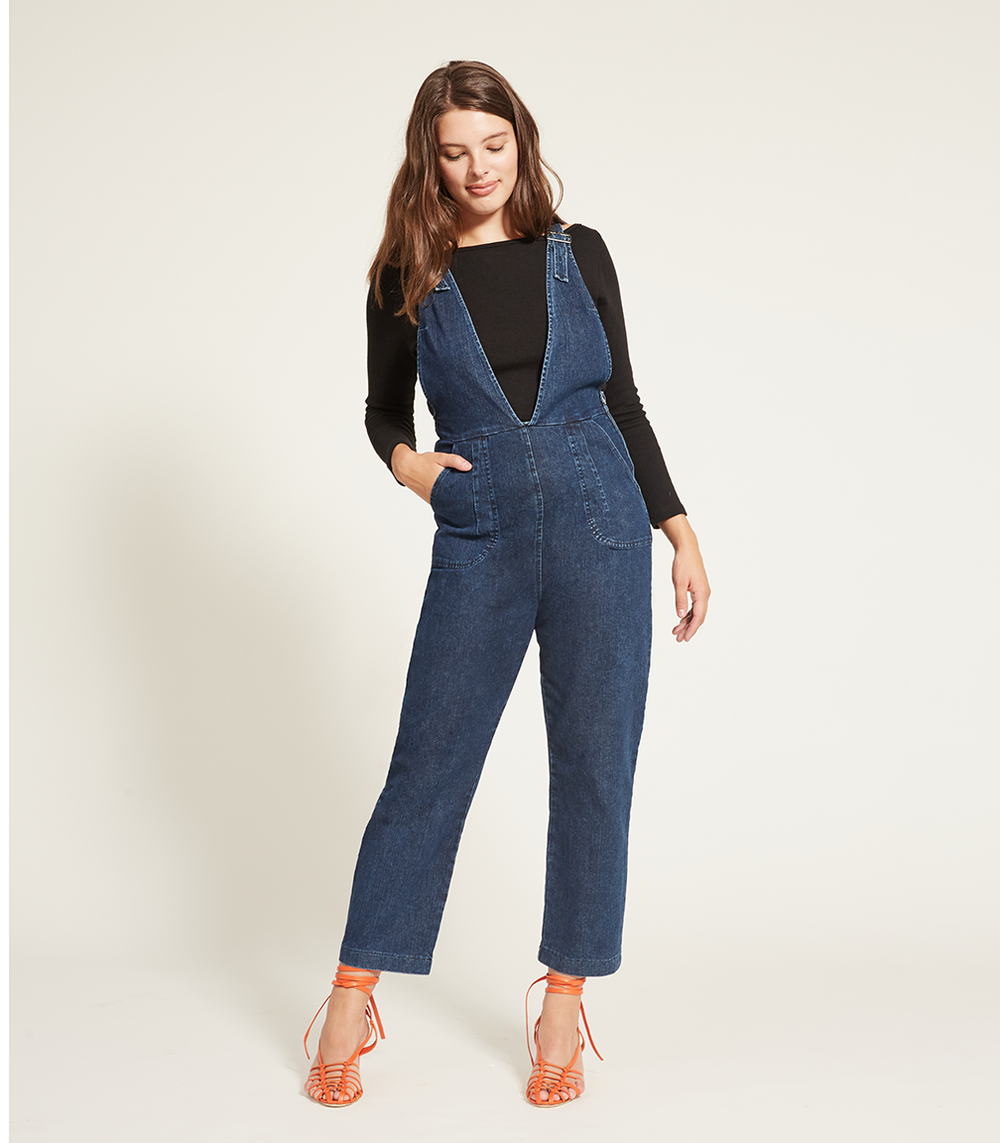 LOUP Dark Indigo Rhoda Coveralls