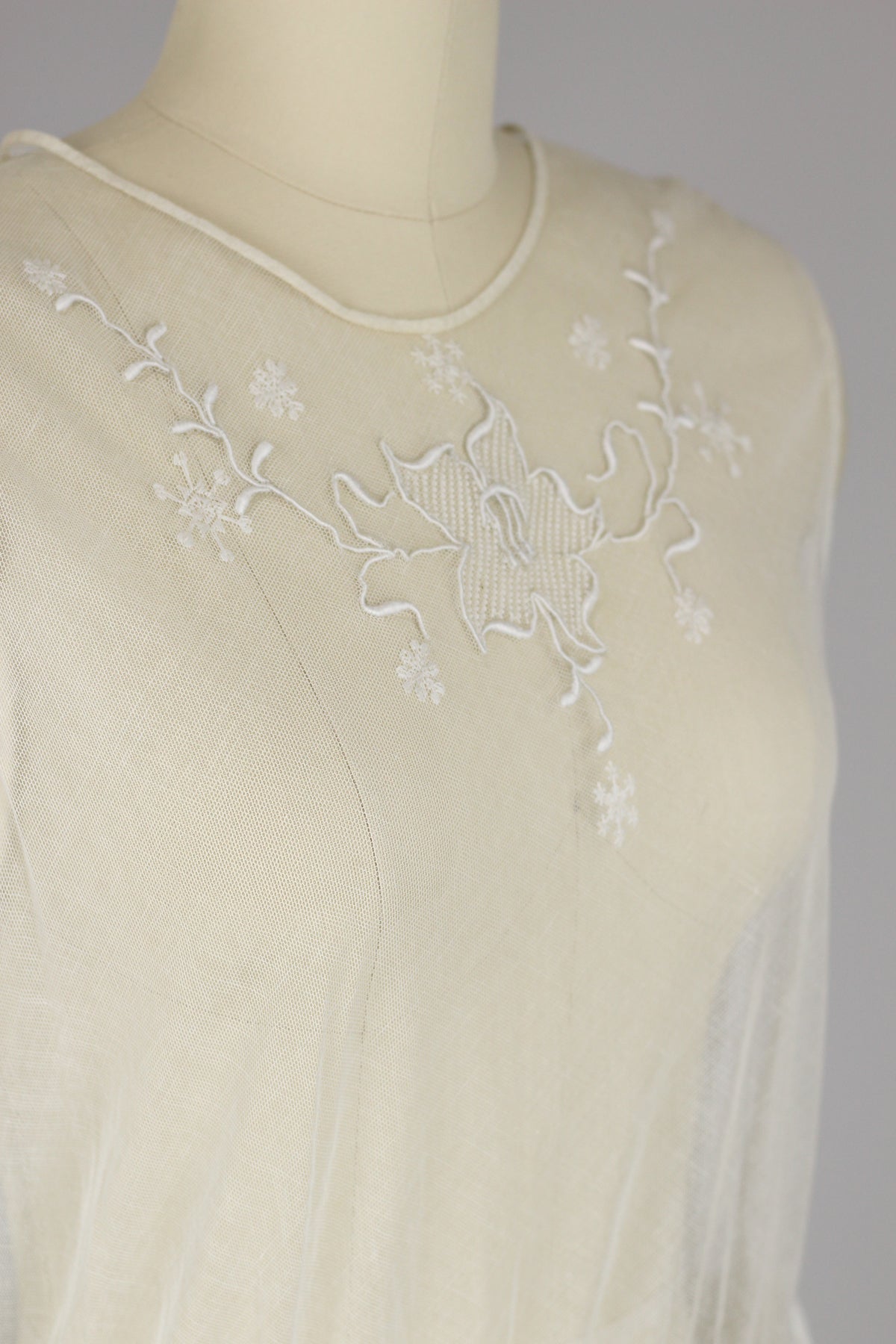 Edwardian 1920s Lace Tea Dress