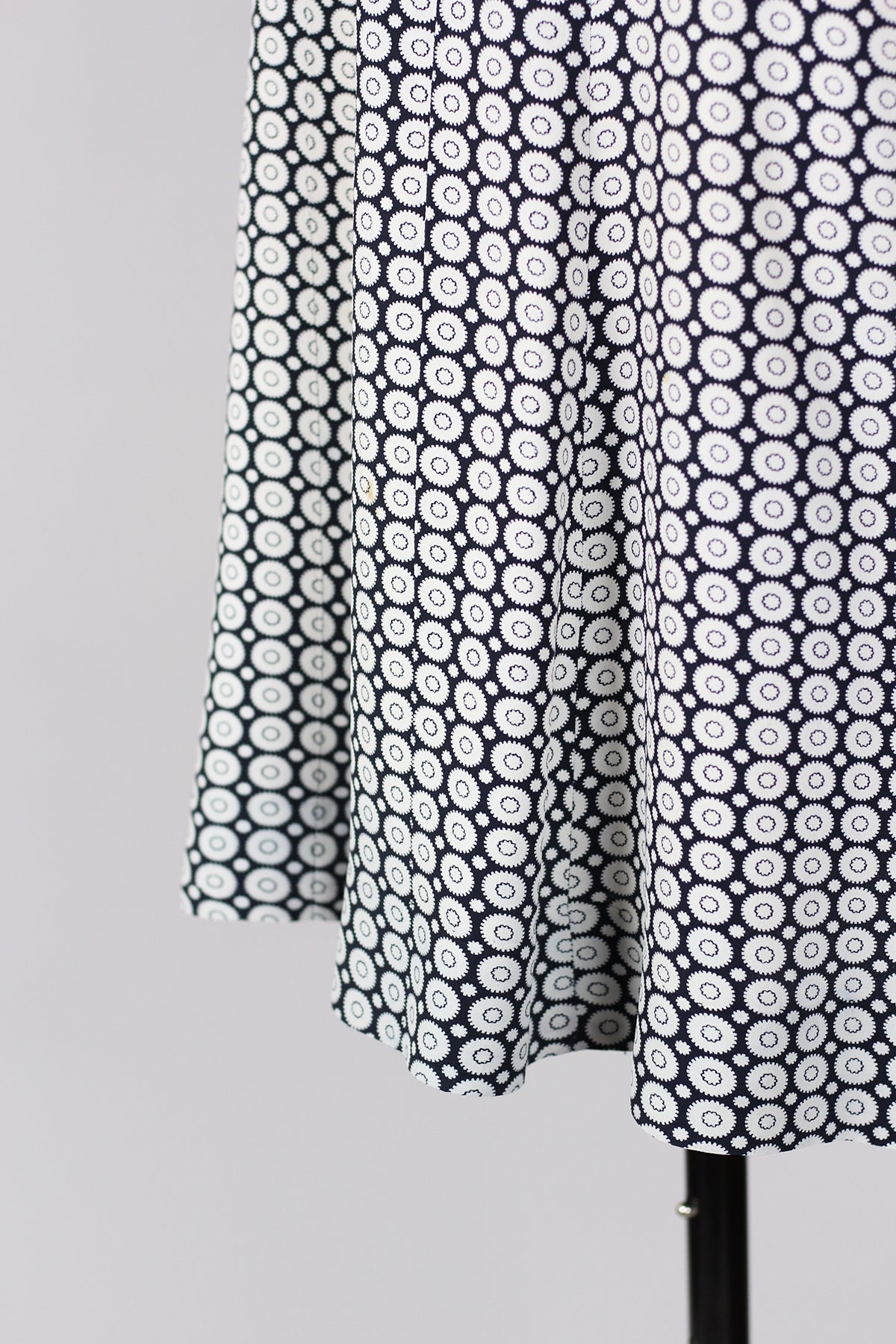 Rare 1940s Novelty Rayon Print Skirt