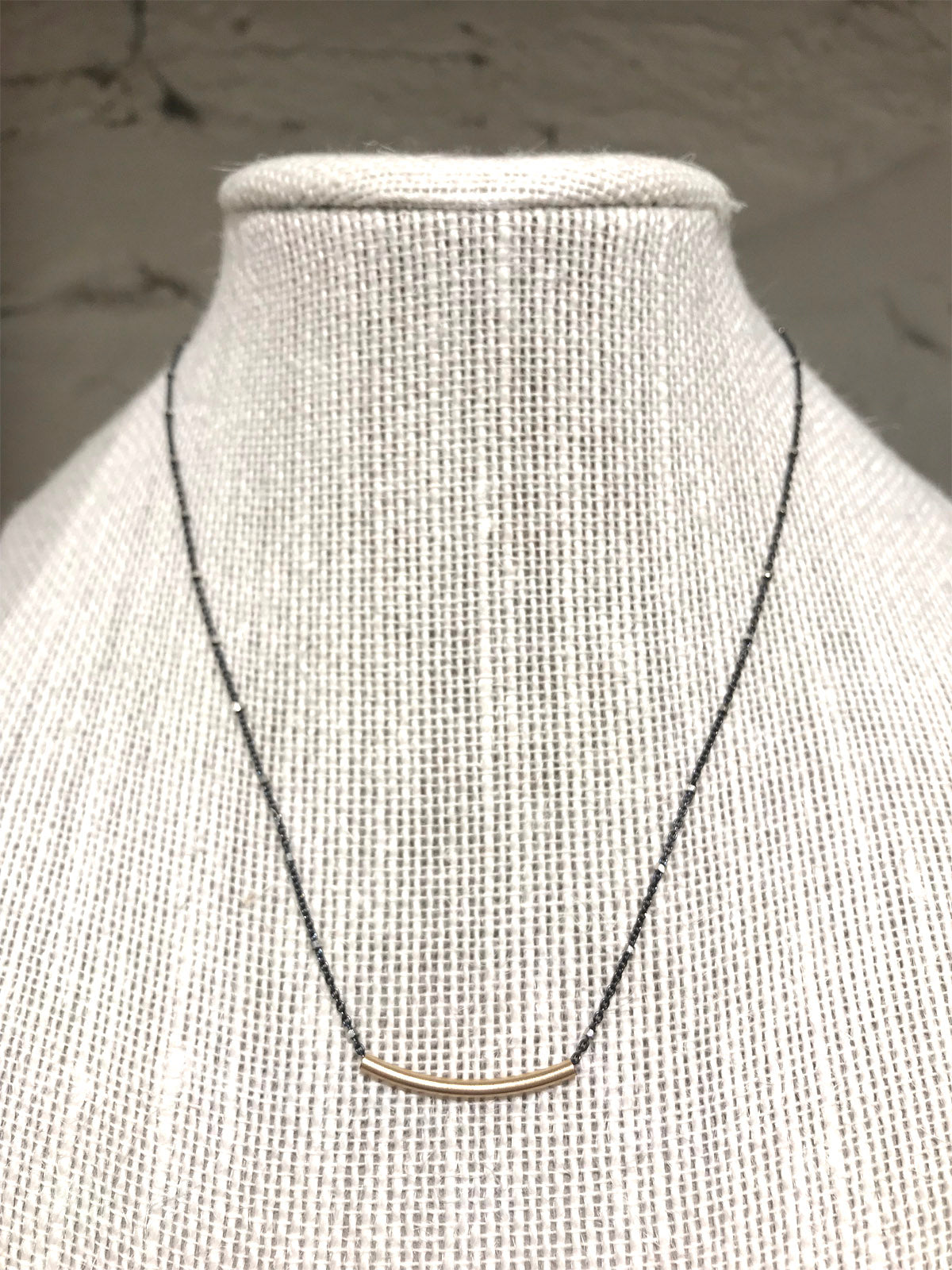 Modern Delicate Bar Necklace