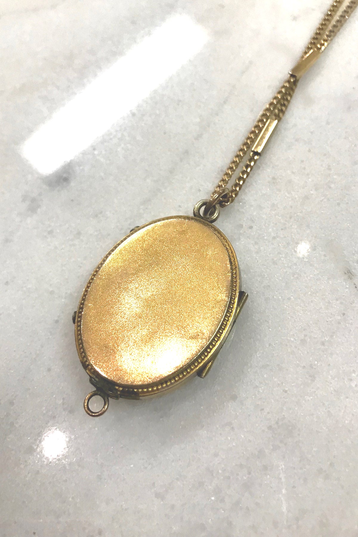 Victorian Arts & Crafts Period GF Locket with Turquoise