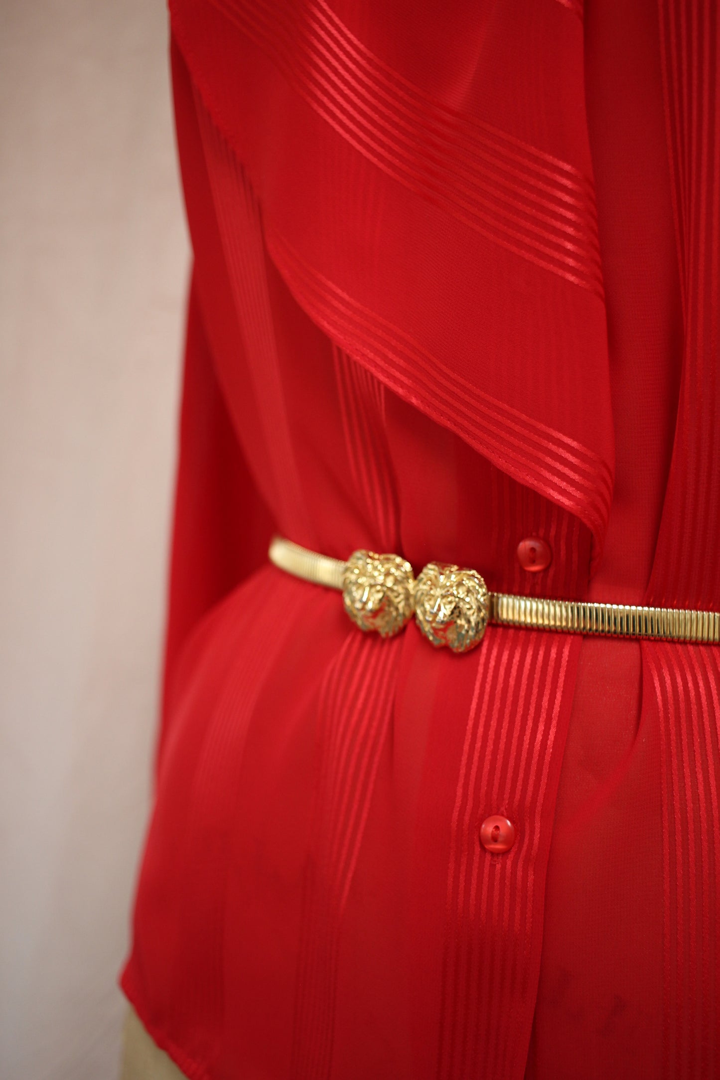 Pierre Cardin Red Blouse