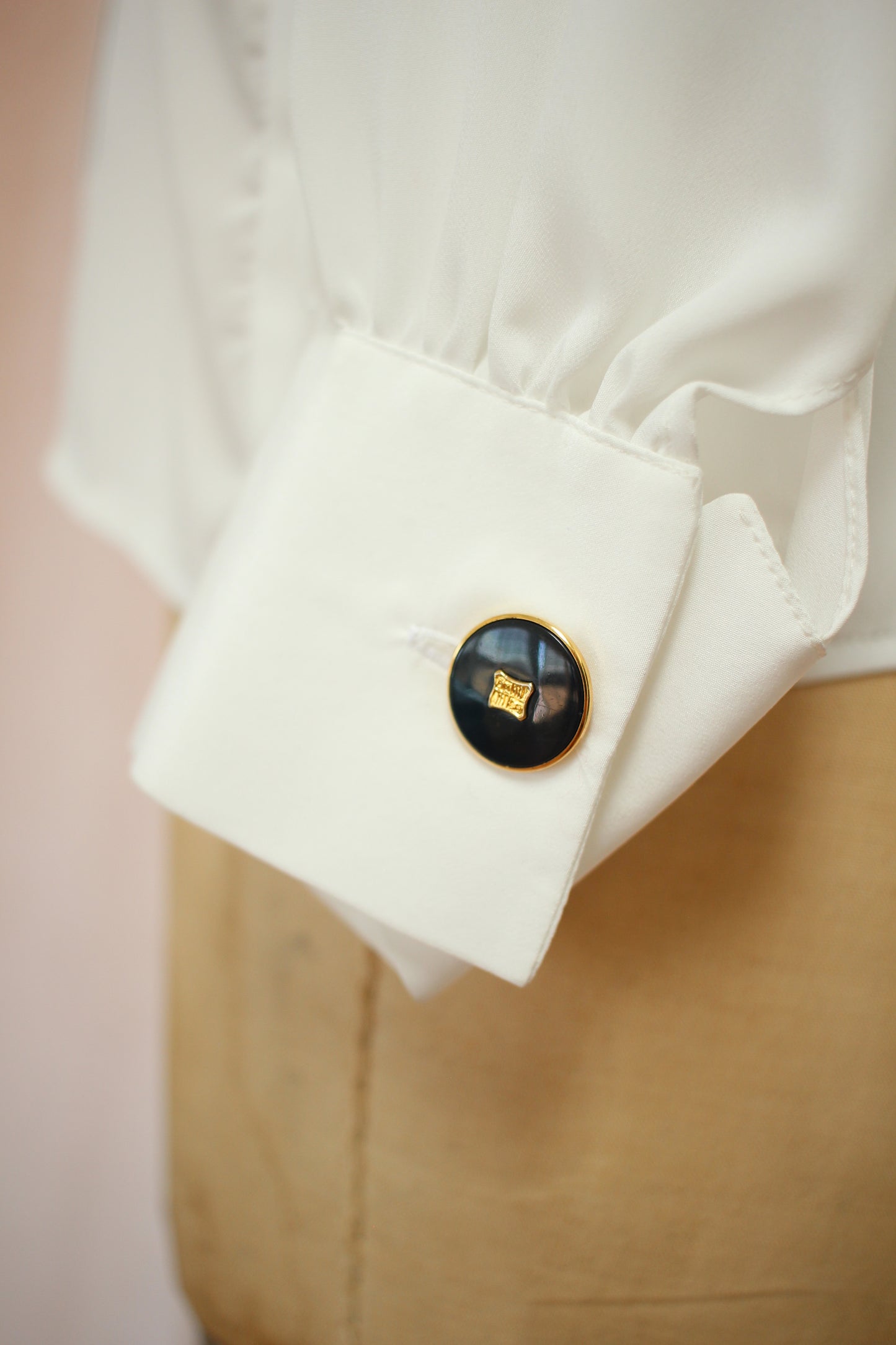 French Tuxedo Blouse