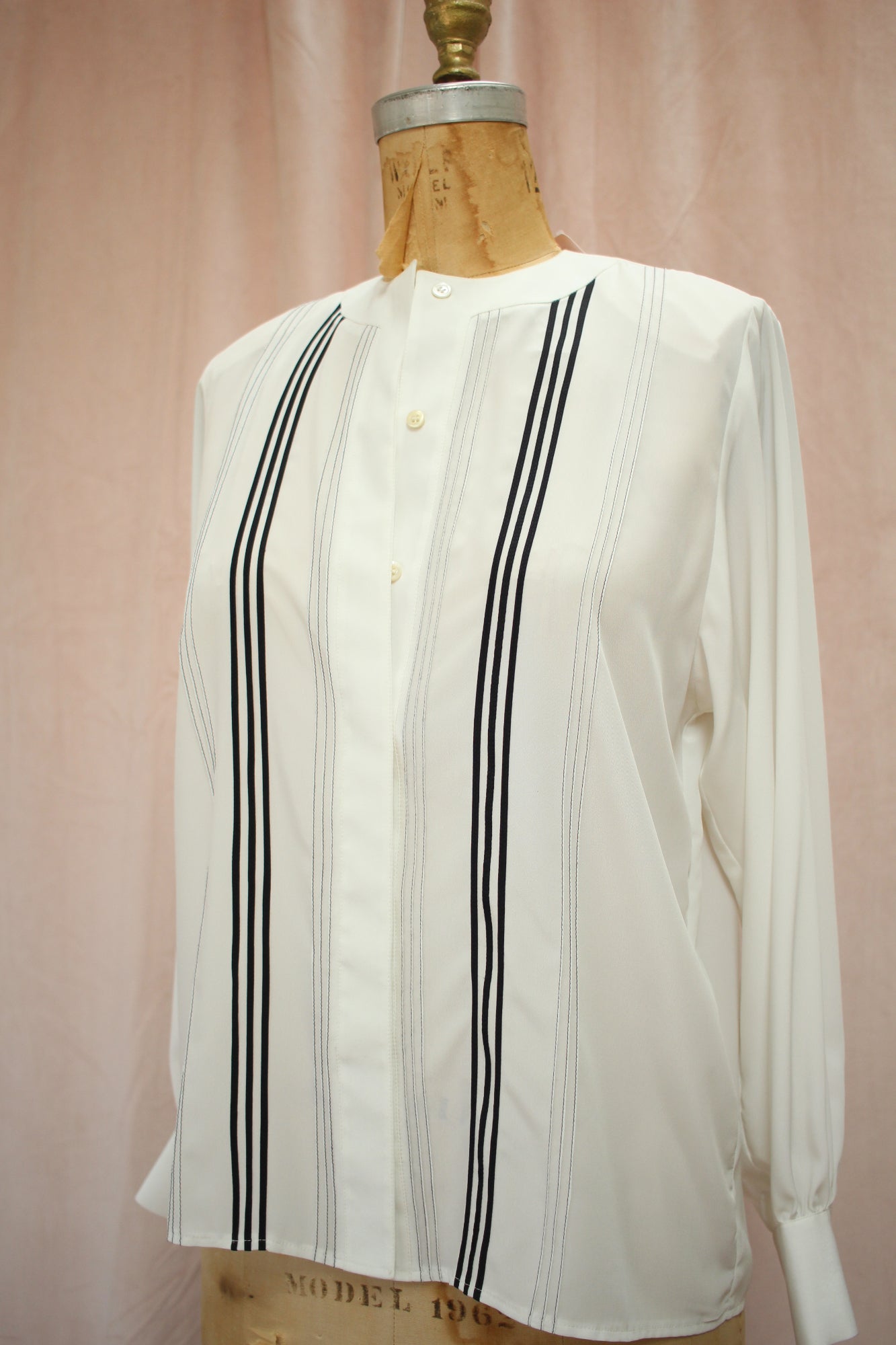 French Tuxedo Blouse