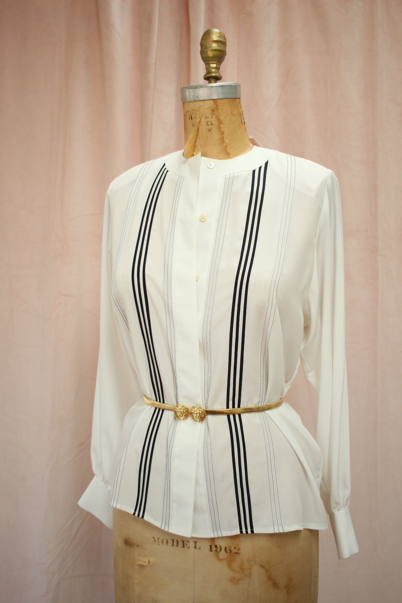French Tuxedo Blouse