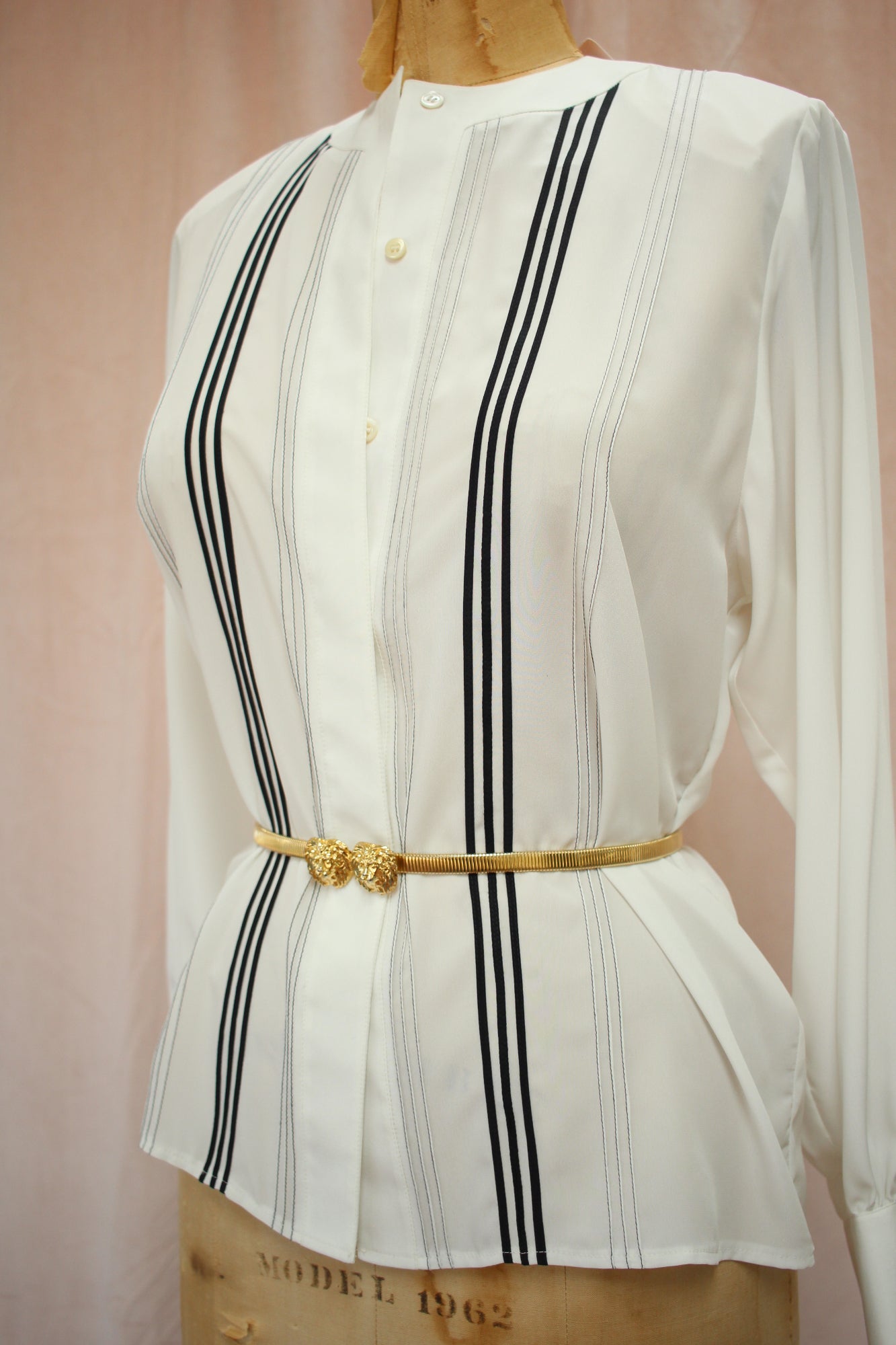 French Tuxedo Blouse