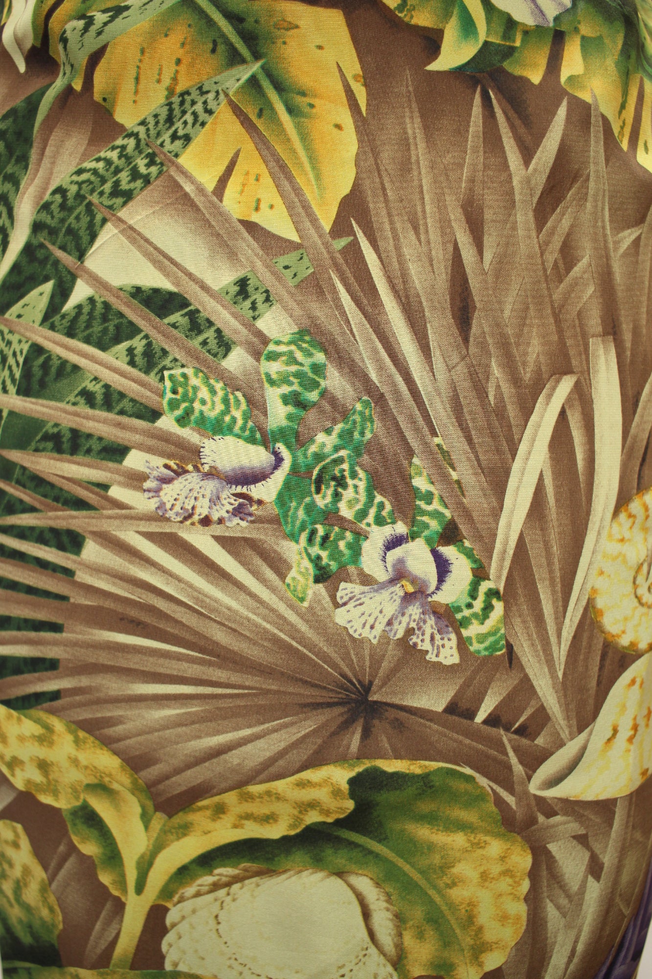 Ellen Tracy Vintage Tropical Wrap Skirt