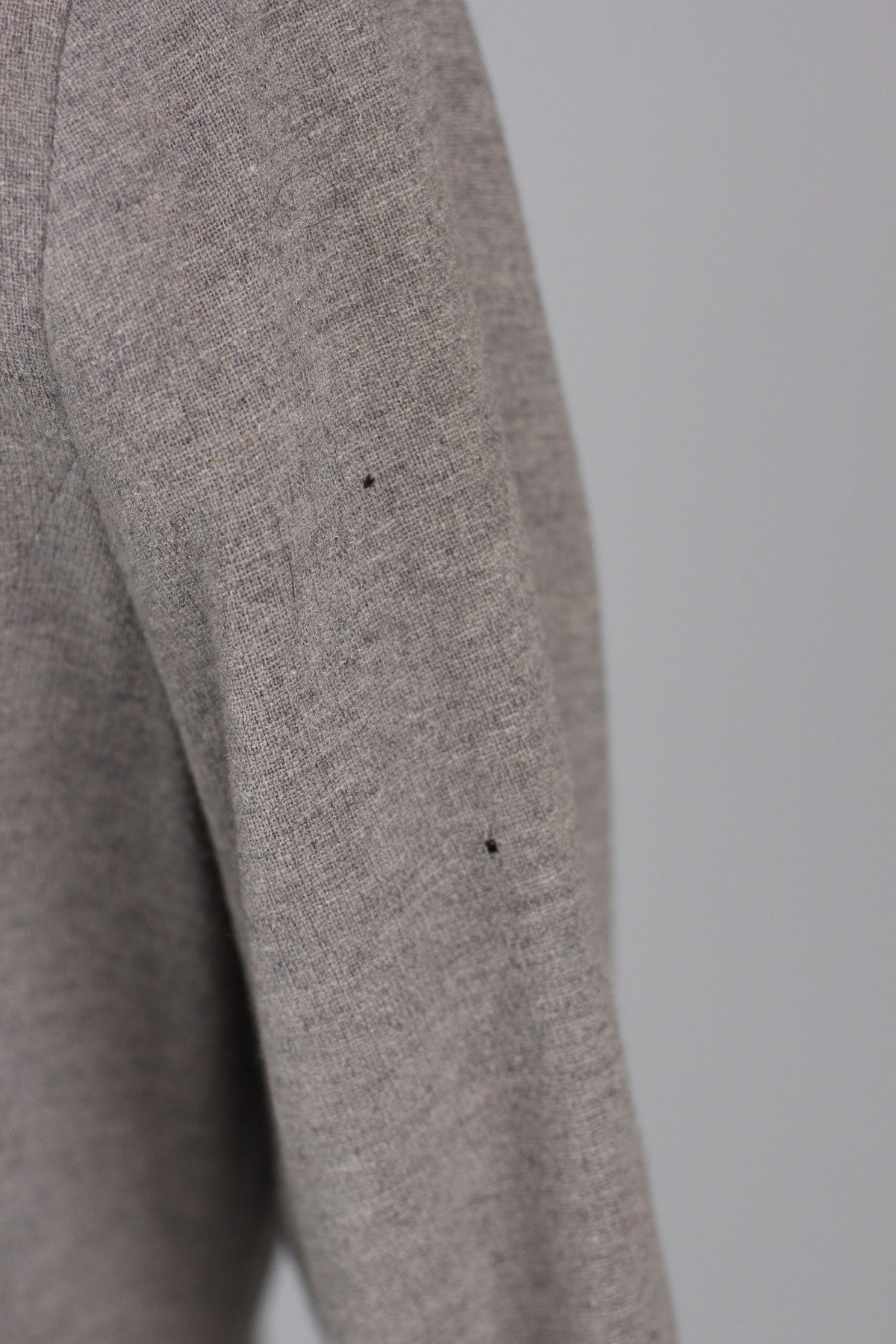 Incredible 1940s Couture Tailoring Parisian LeSur Gray Wool Jacket