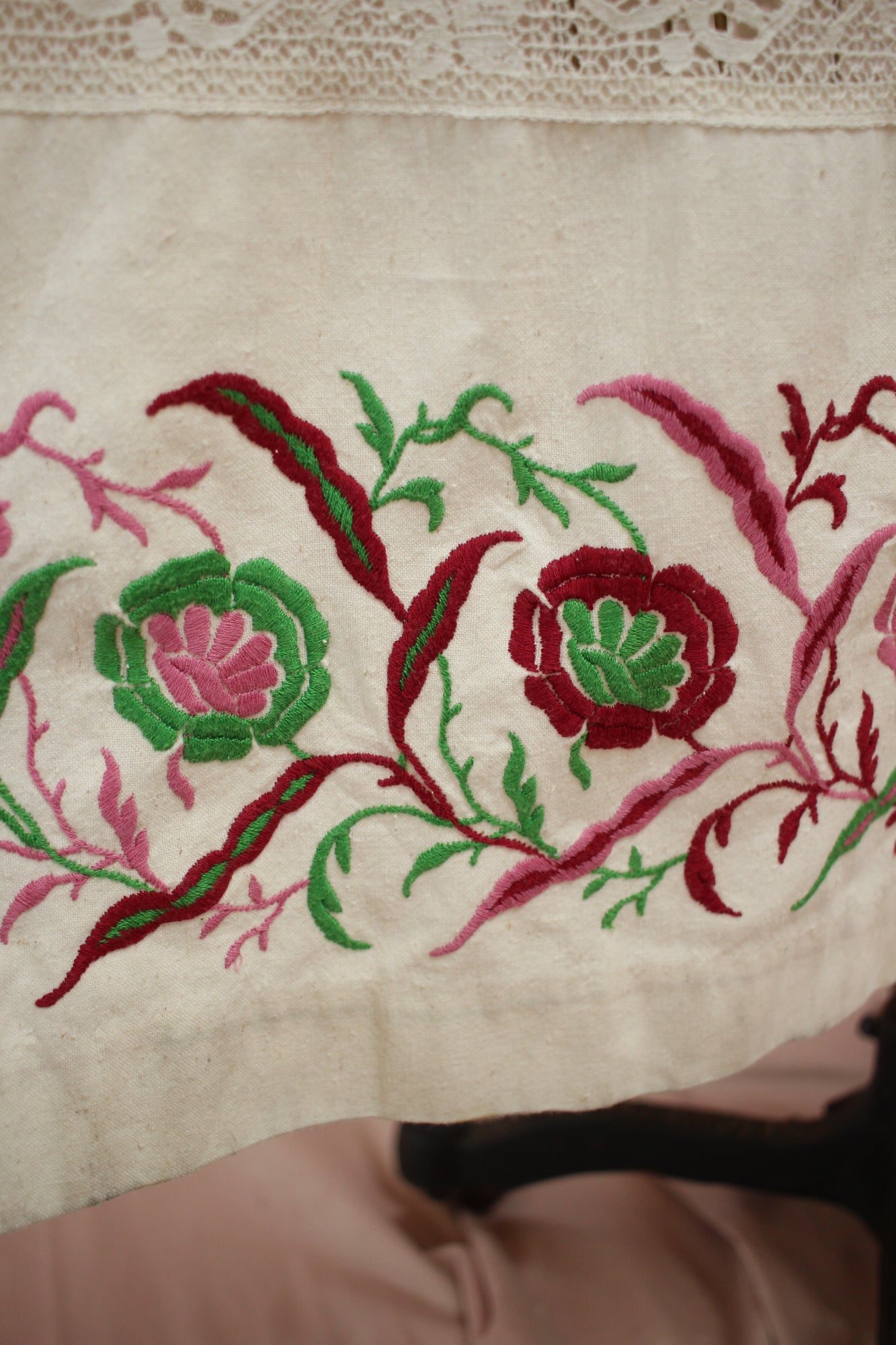 The Marisol Dress | 1970s Embroidered Maxi
