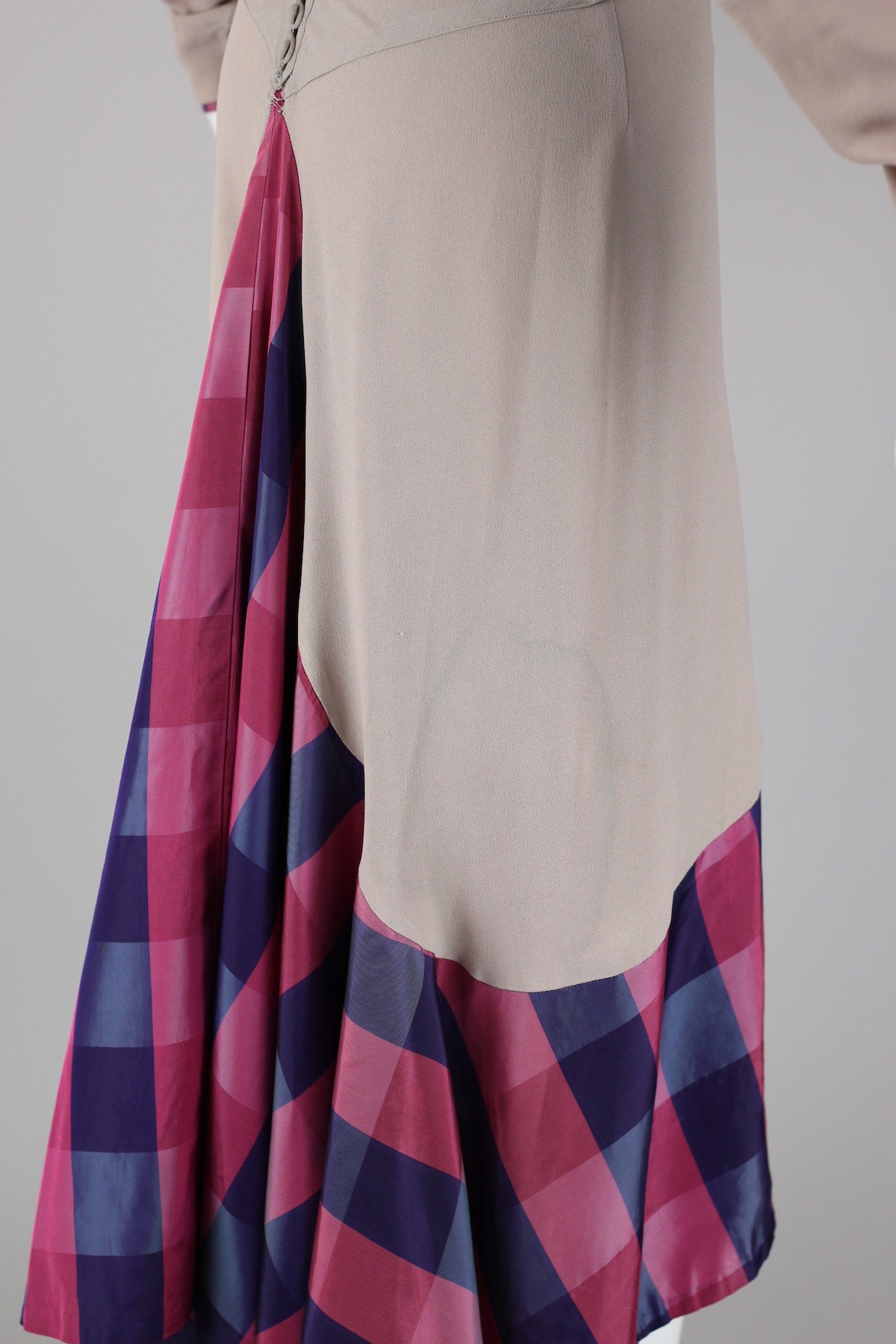 Rare 1930s Old Hollywood Jean Carol by Peggy Hunt Crepe Gown