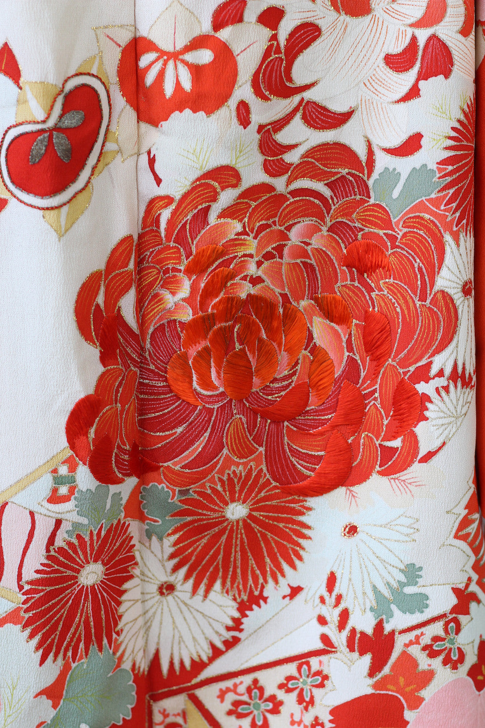 Stunning Museum Quality Rare Vintage Japanese Furisode Kimono with Obi