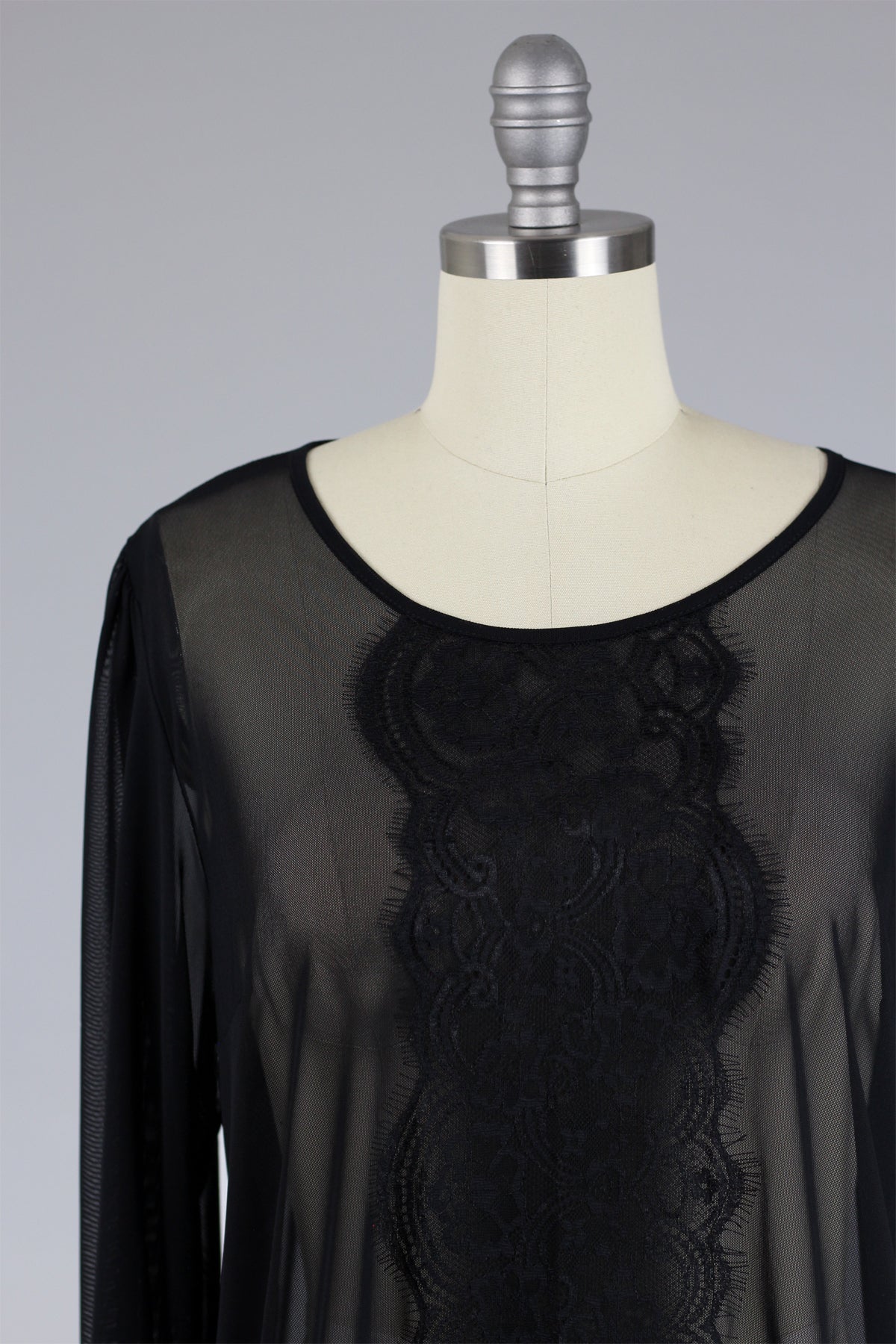 Hand Drawn Chantilly Lace Blouse