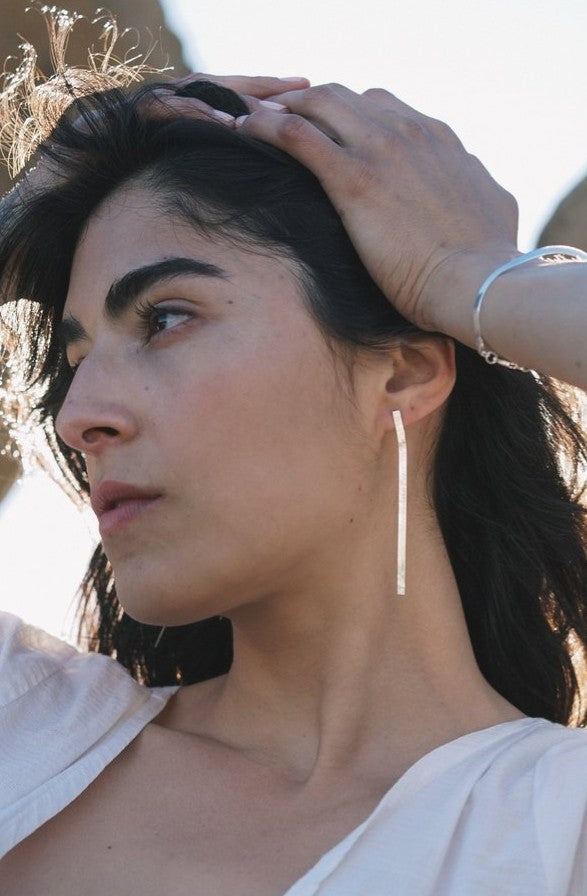Liquid Silver Earrings