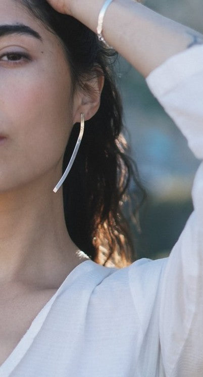 Liquid Silver Earrings