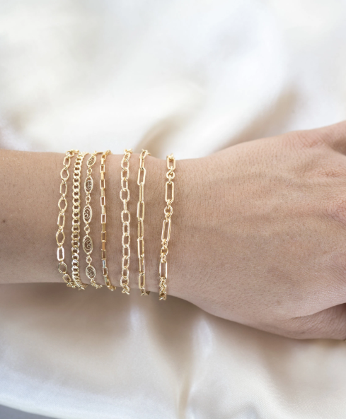 Gold Saturn Bracelet
