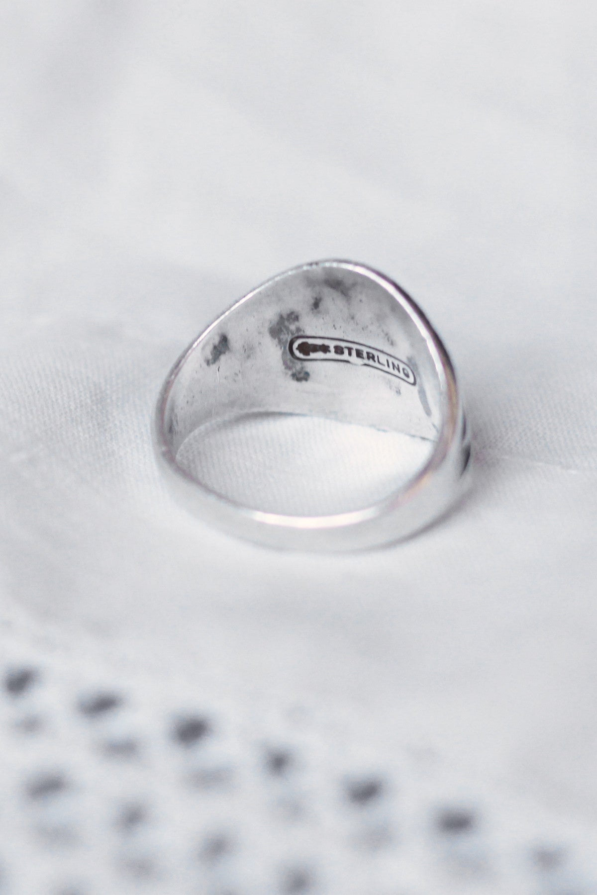 Sterling Silver Vintage Navajo Thunderbird Ring
