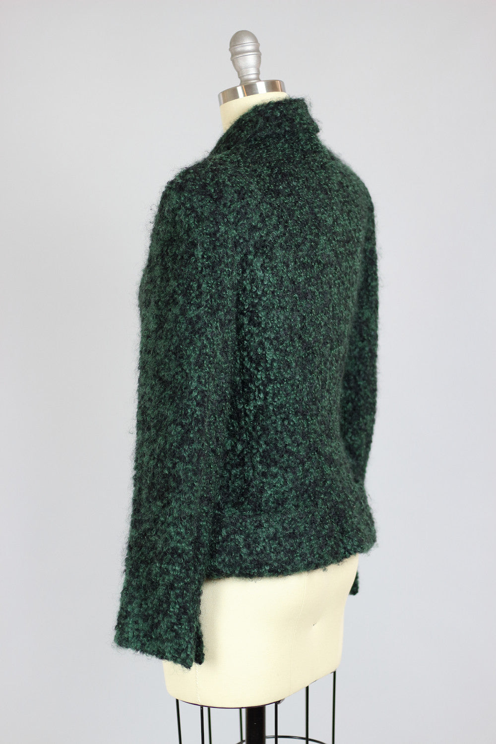 Fabulous 1940s Hunter Green Mohair Jacket