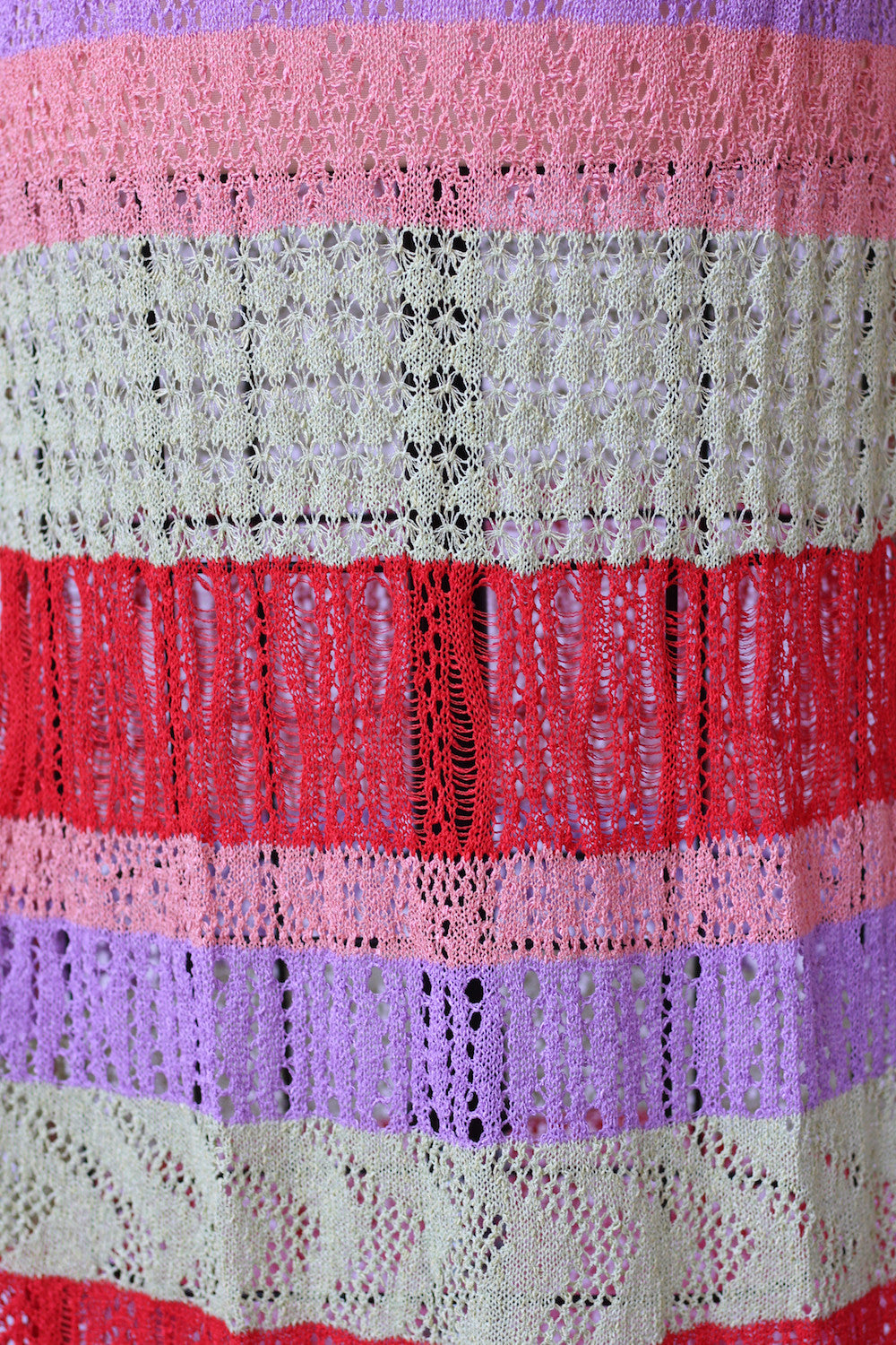 Rare Vintage 1990s Missoni Striped Knit Maxi Dress