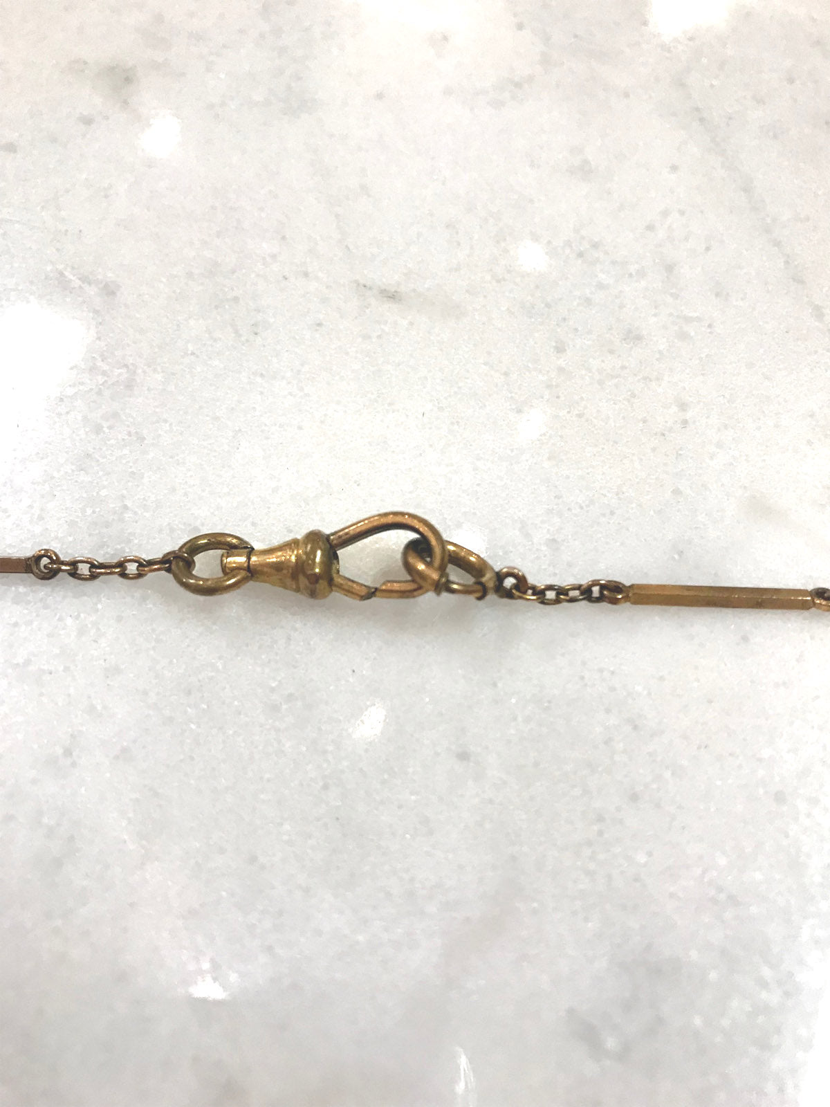 Antique Victorian 10k Rose Gold Locket Necklace