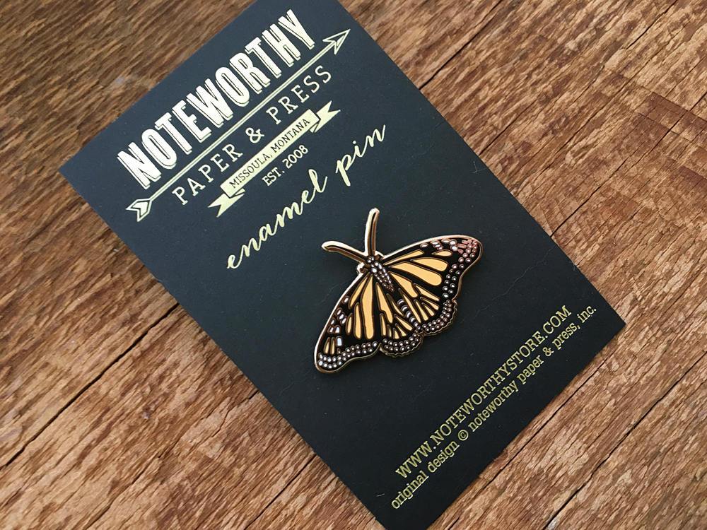 Monarch Butterfly Enamel Pin