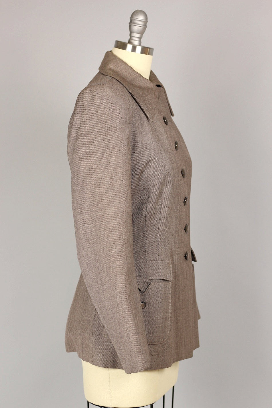 1940s Authentic Edith Head Chic Tailored Jacket