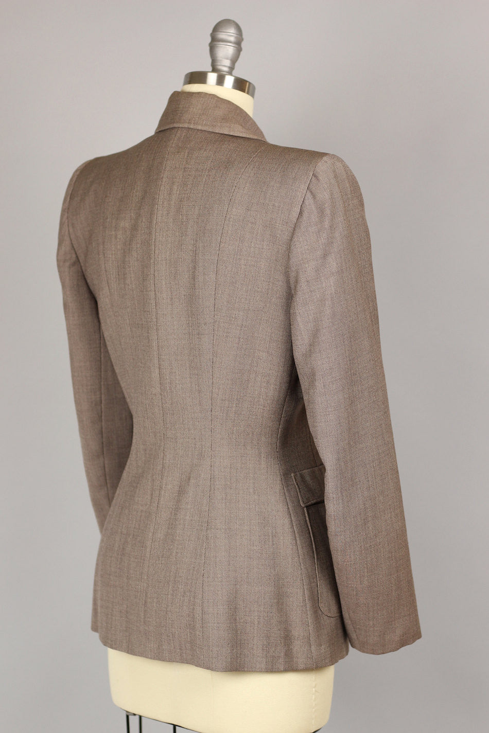 1940s Authentic Edith Head Chic Tailored Jacket