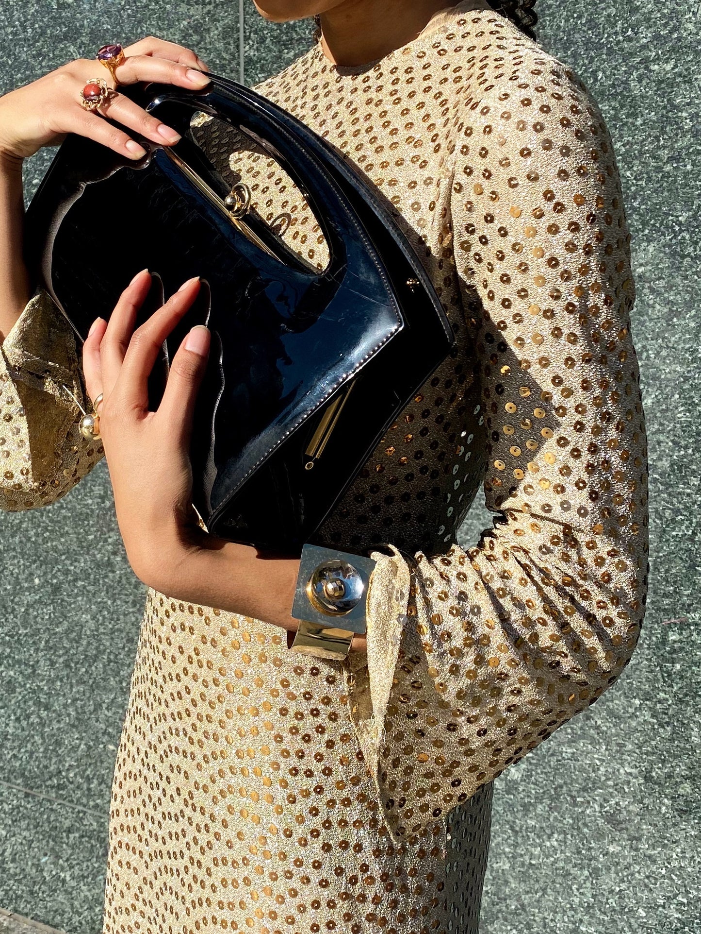 Mod Geometric Metal Cuff