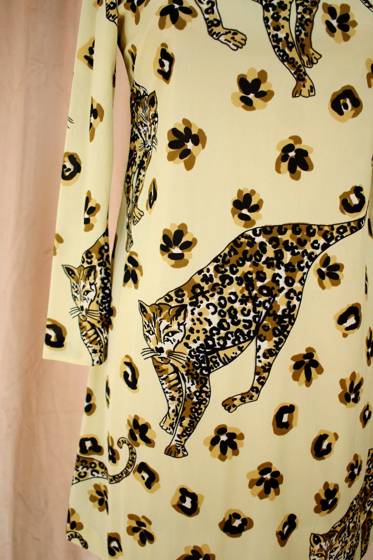 Date Night Dress | Vintage Leopard Shift Dress