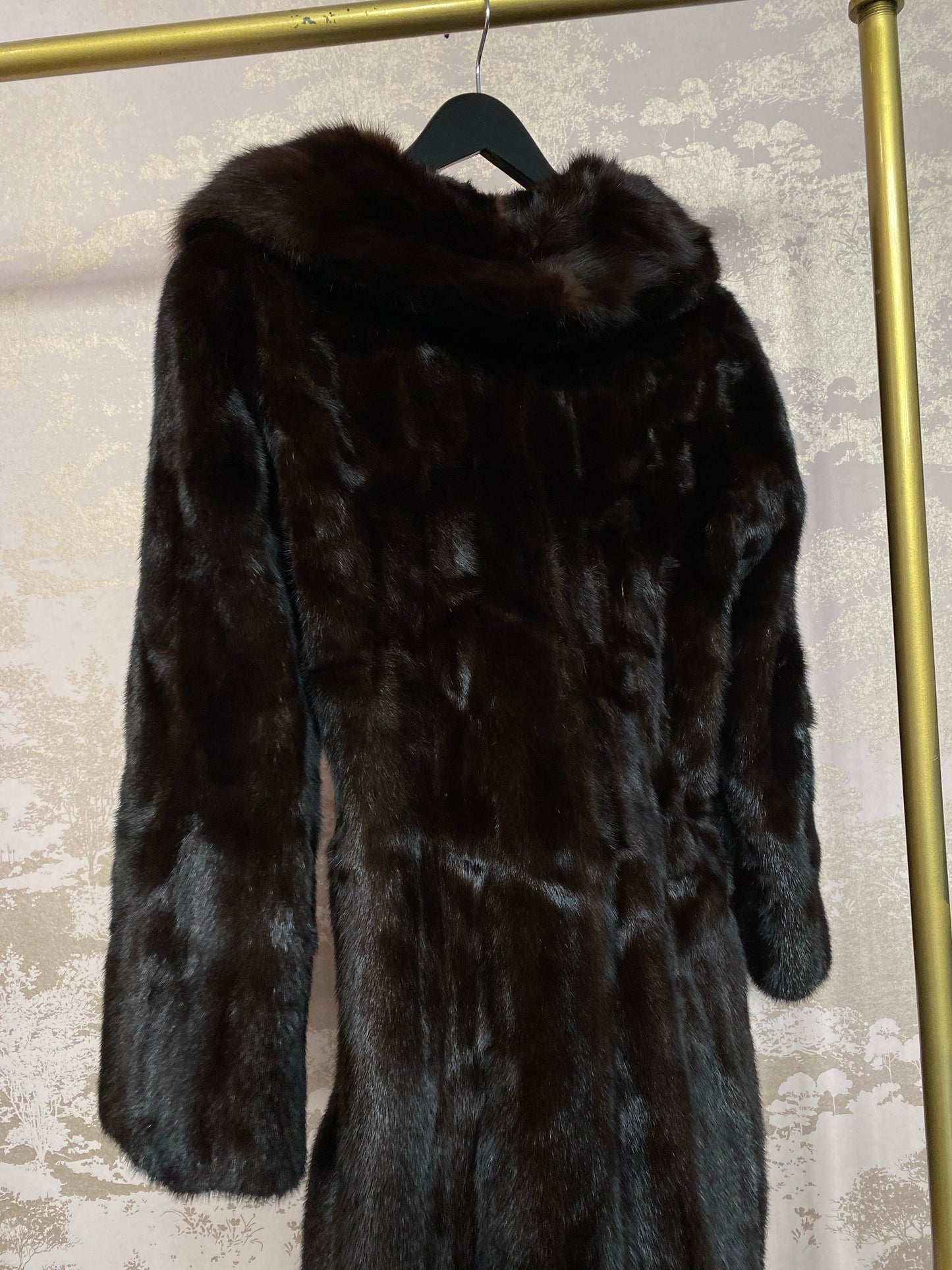Vintage Chocolate Mink Fur Coat