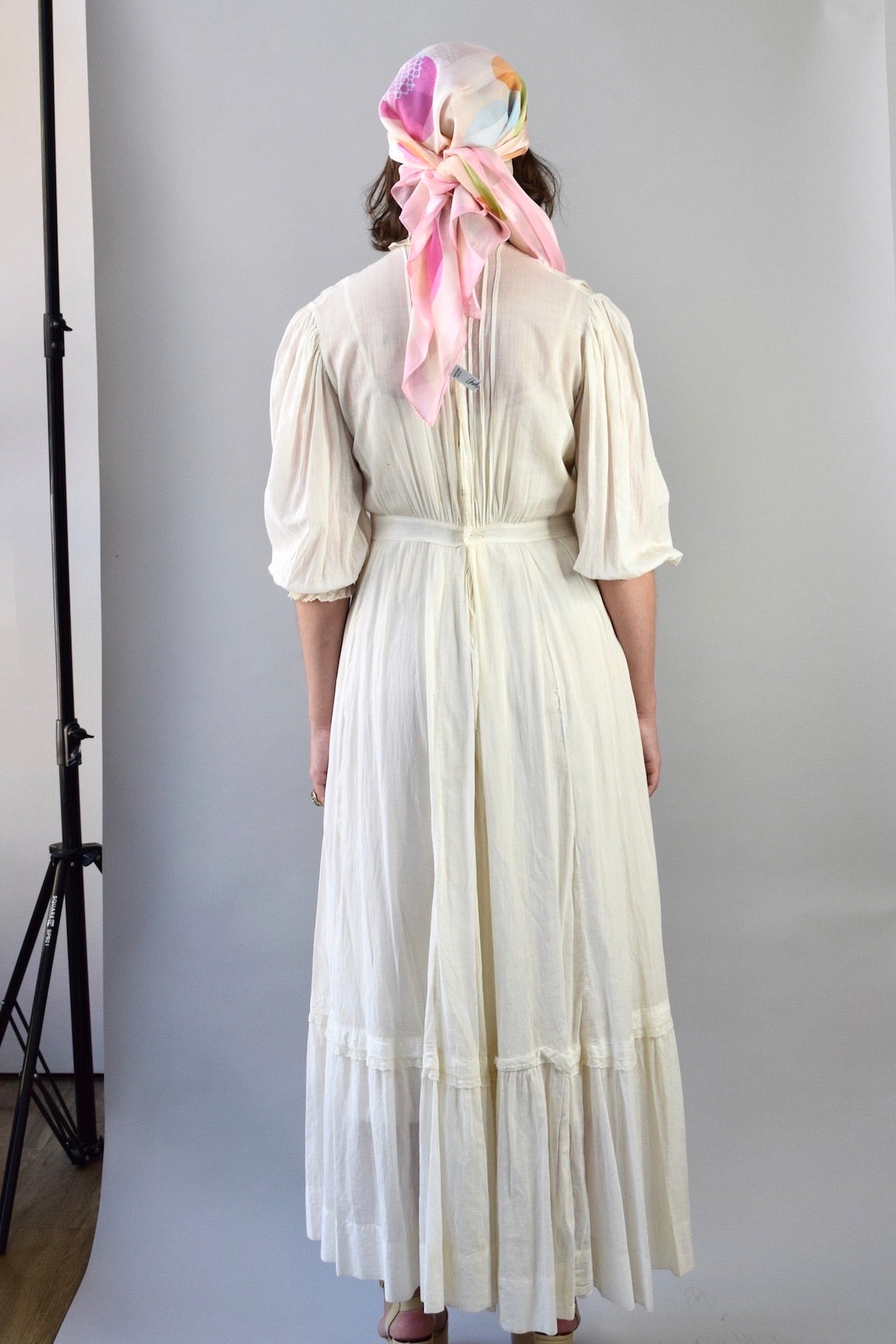 Edwardian Cotton Tea Dress