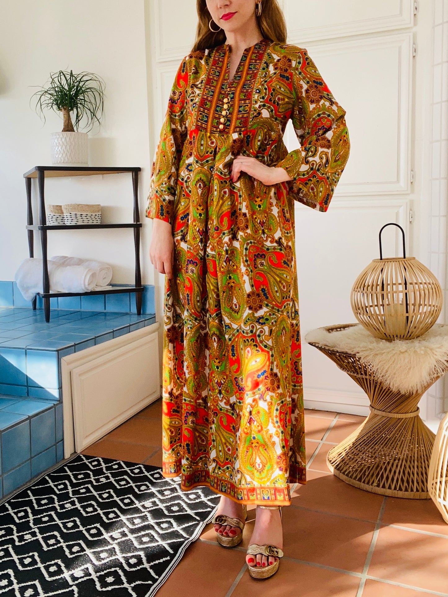 Georgie Keyloun Paisley Caftan