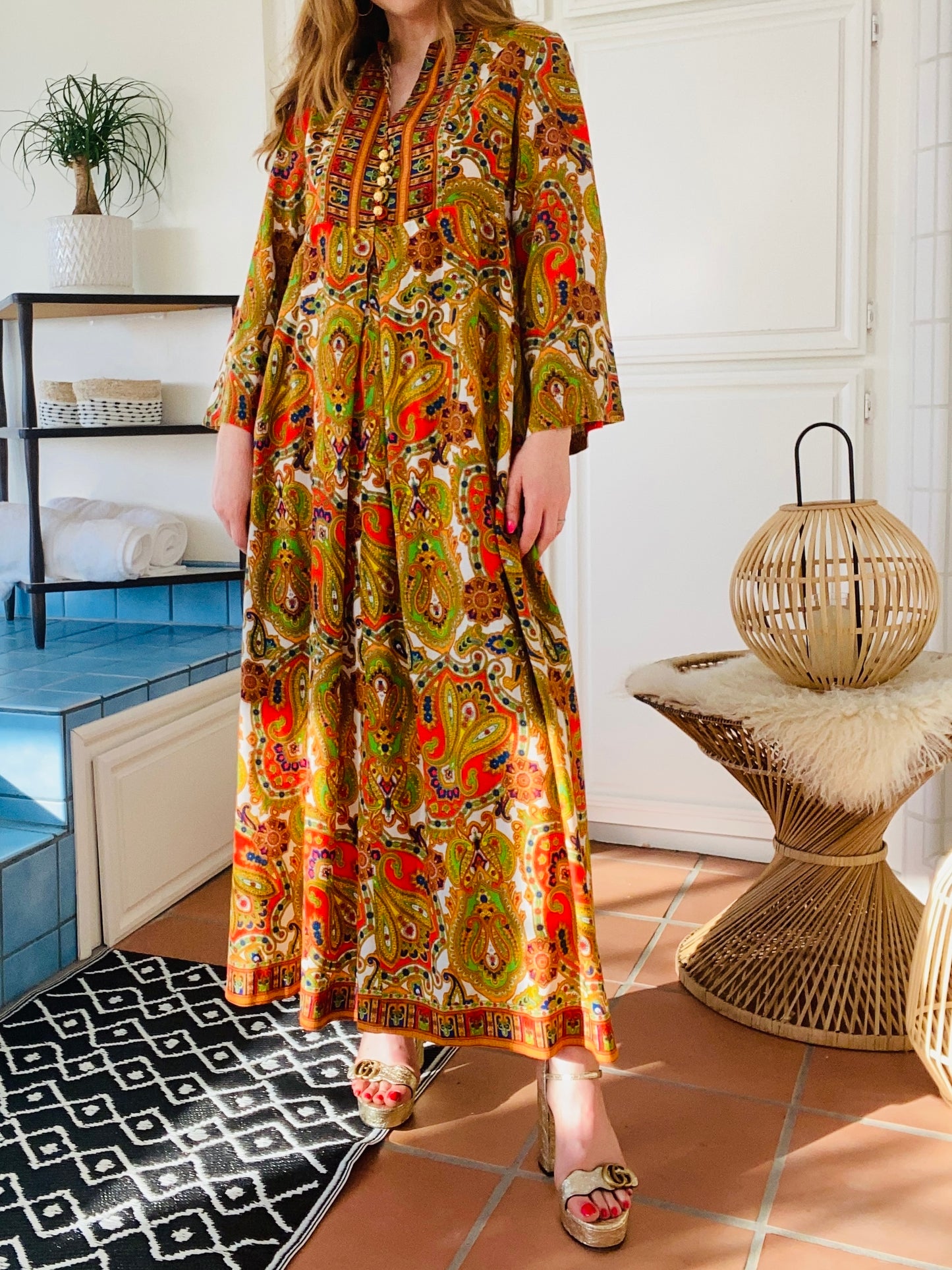 Georgie Keyloun Paisley Caftan