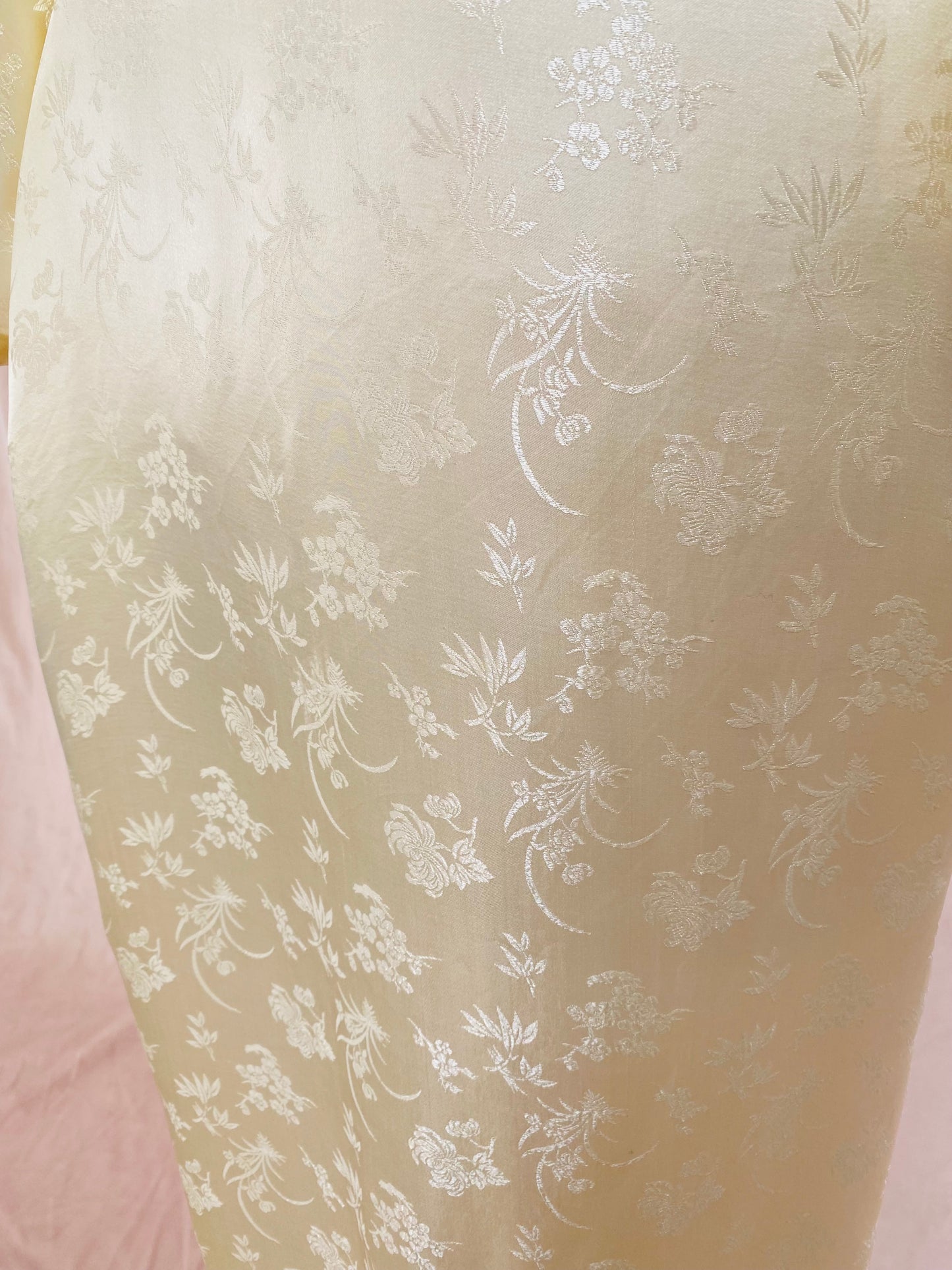 1950s Ivory Silk Robe