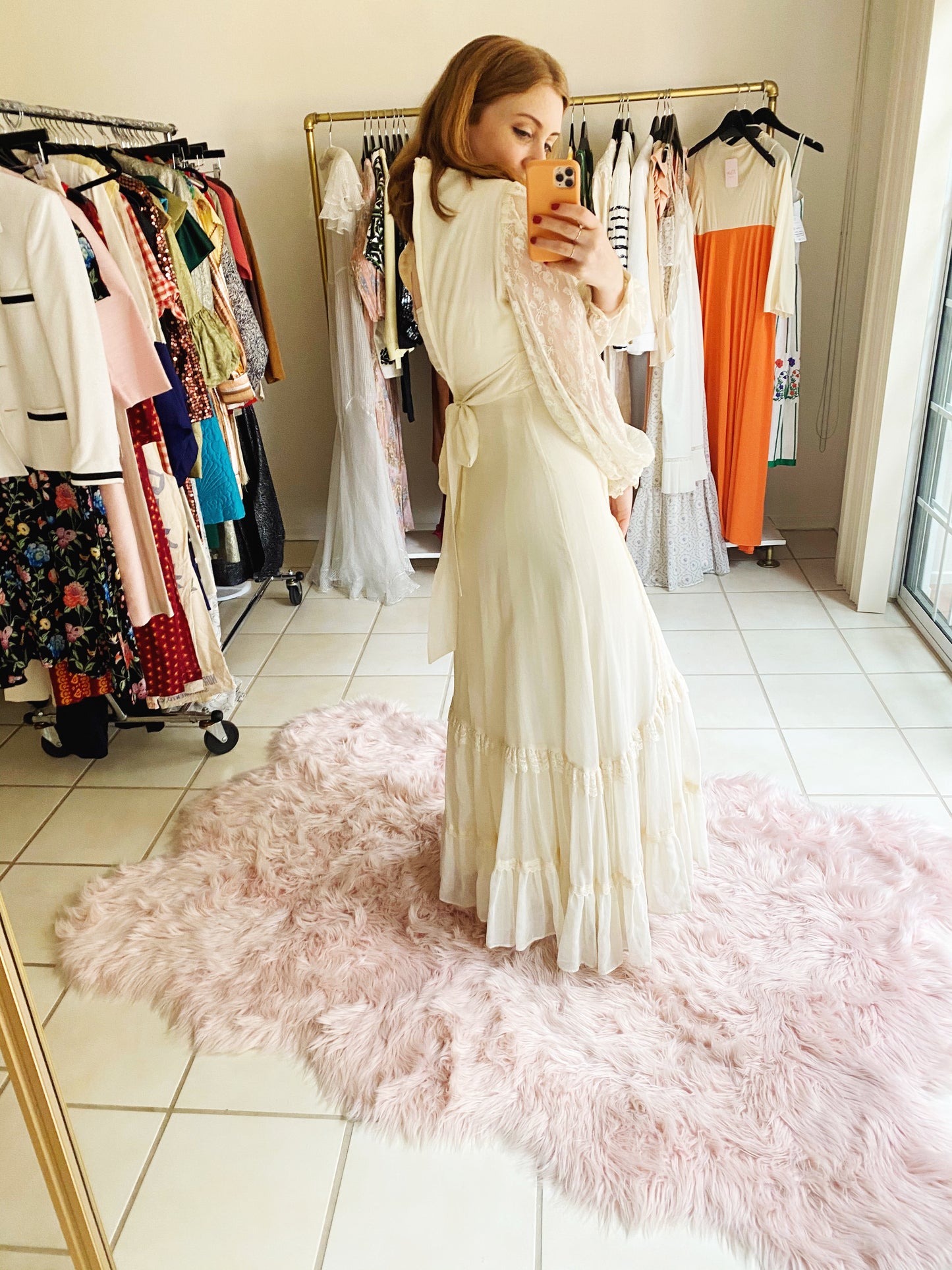 The Jessica | Vintage Gunne Sax Prairie Style Wedding Dress