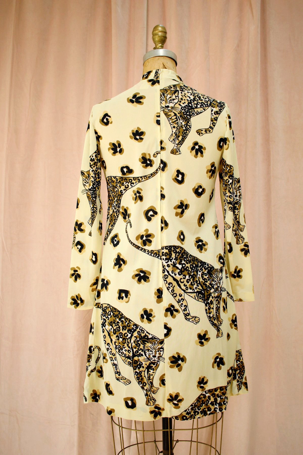 Date Night Dress | Vintage Leopard Shift Dress