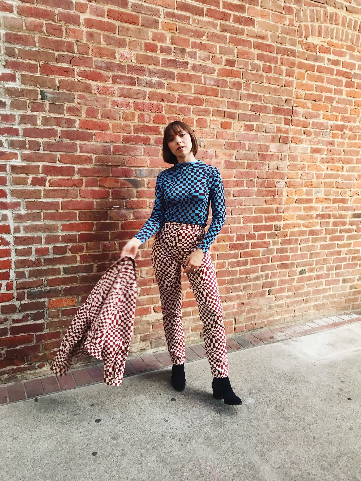 Paloma Wool Realmonte Checkered Pants