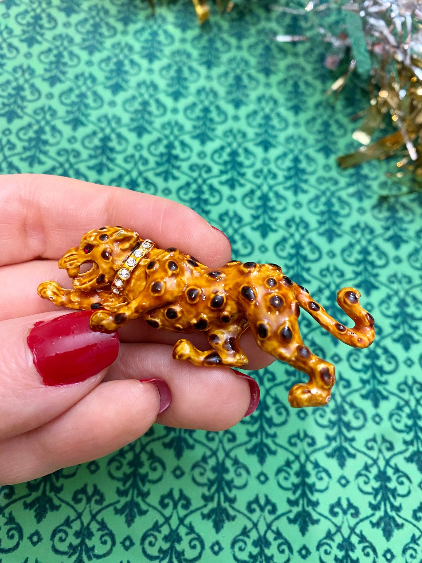 1950s Set of Leopard Brooches