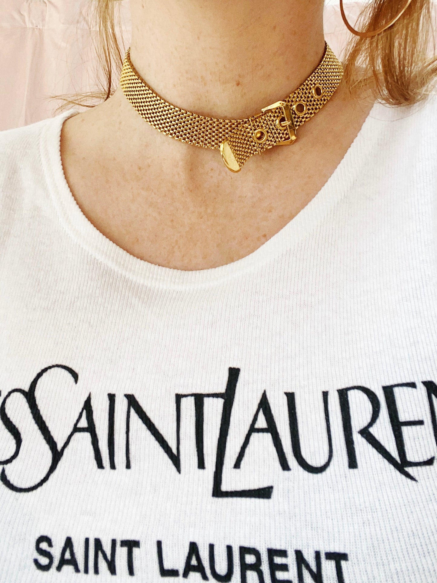Gold Belt Choker