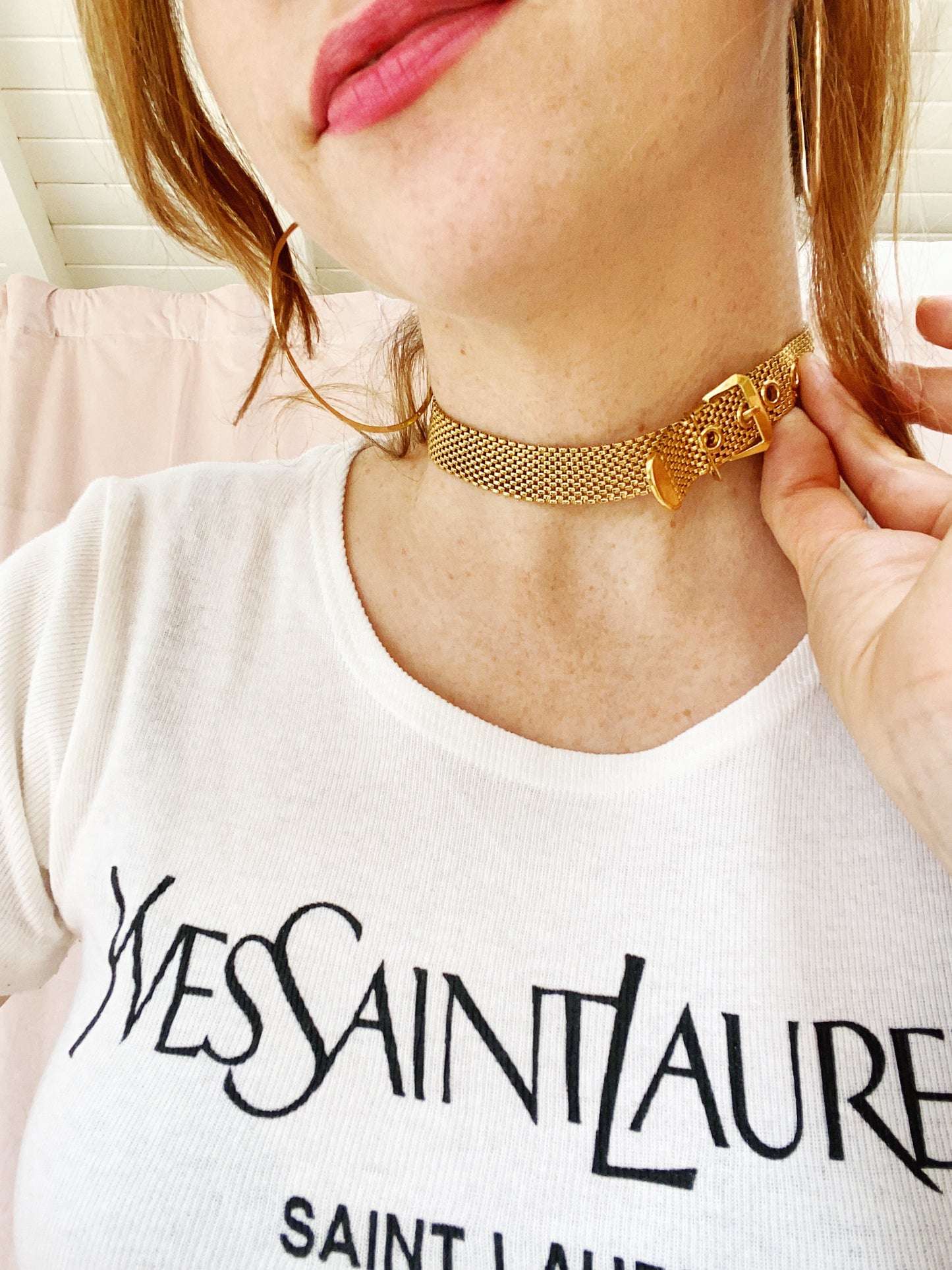 Gold Belt Choker