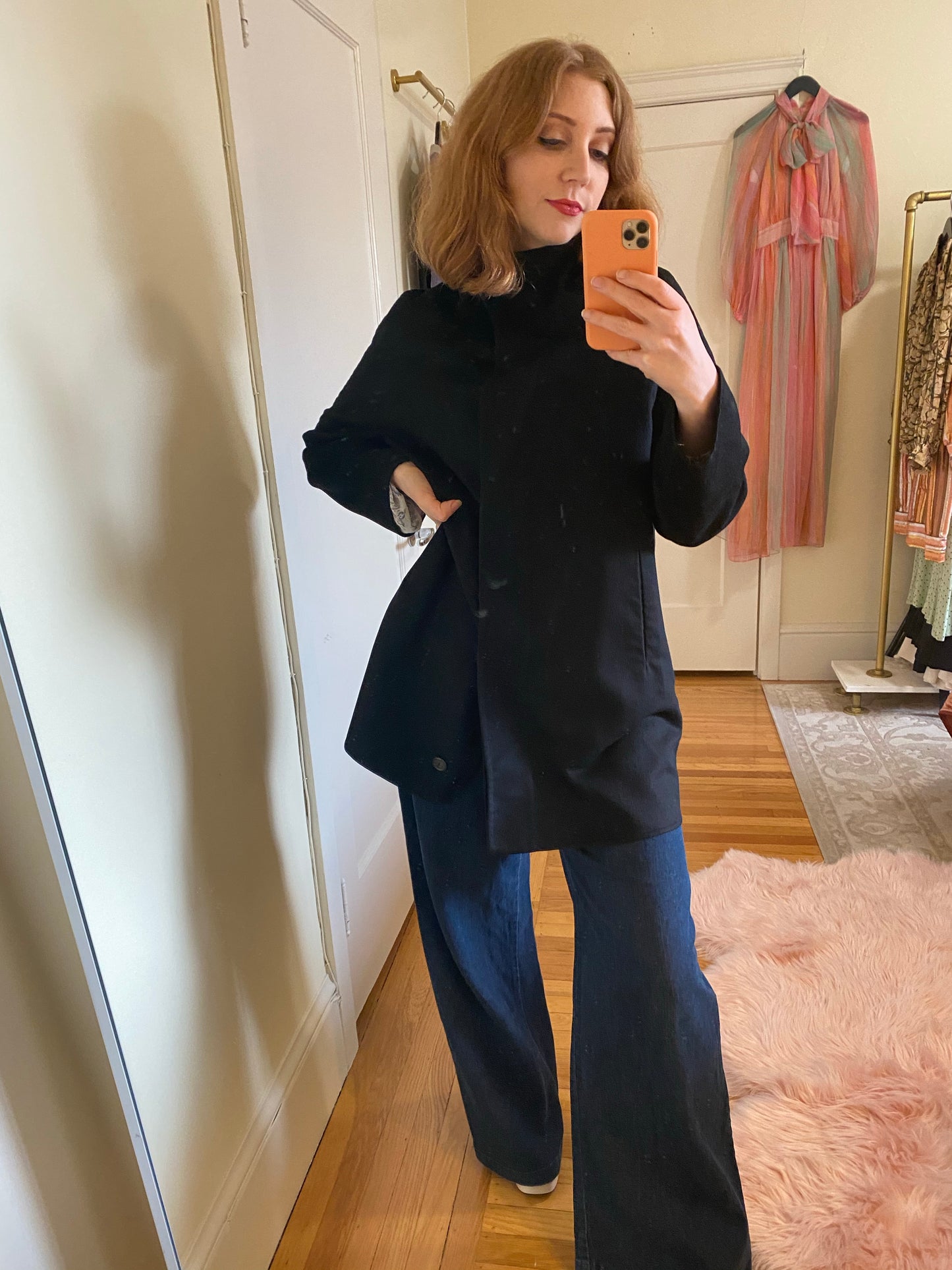 ON HOLD Jil Sander Black Cashmere Coat