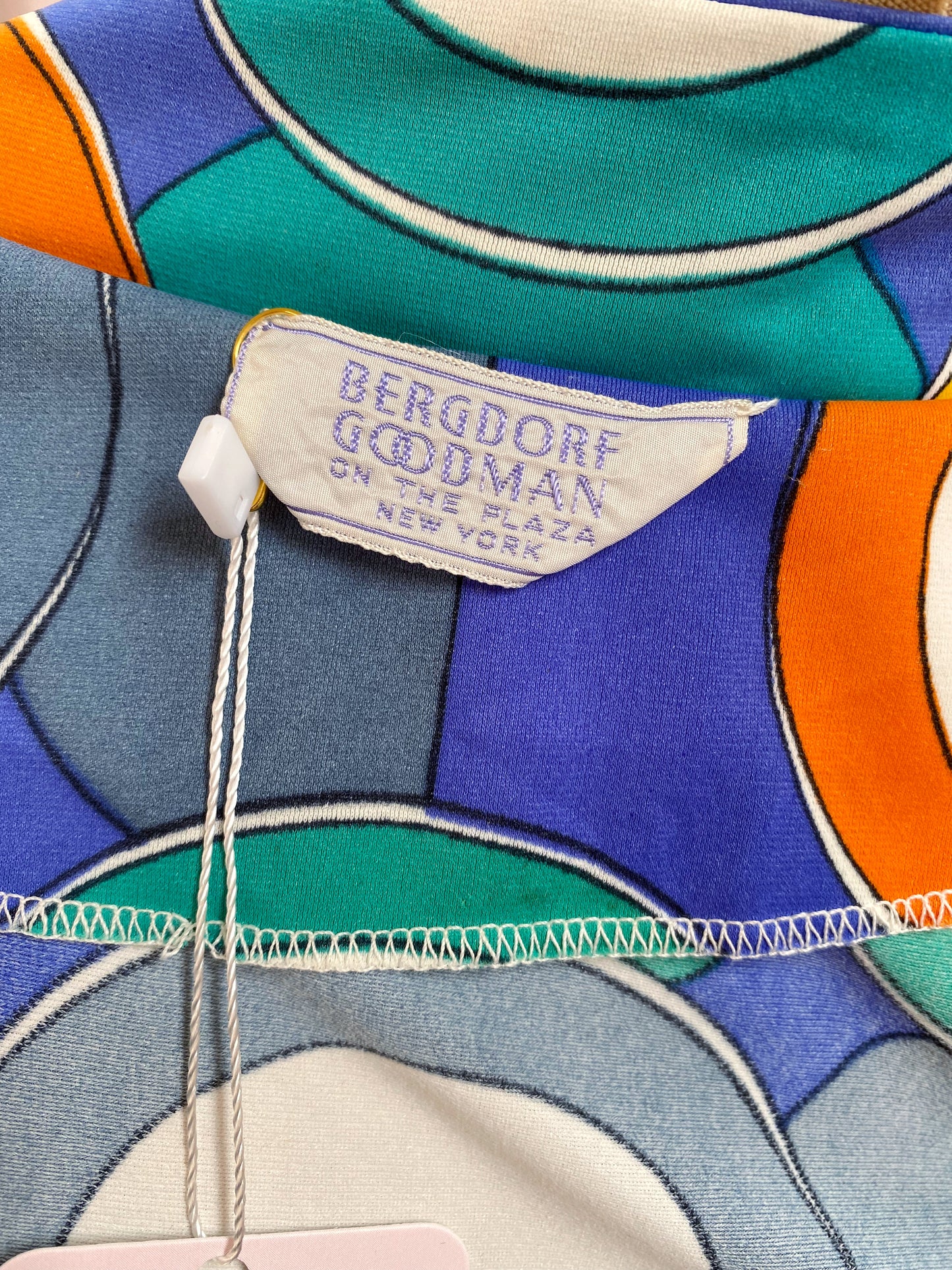 Bergdorf Goodman Mod Polka Dot Caftan Lounger