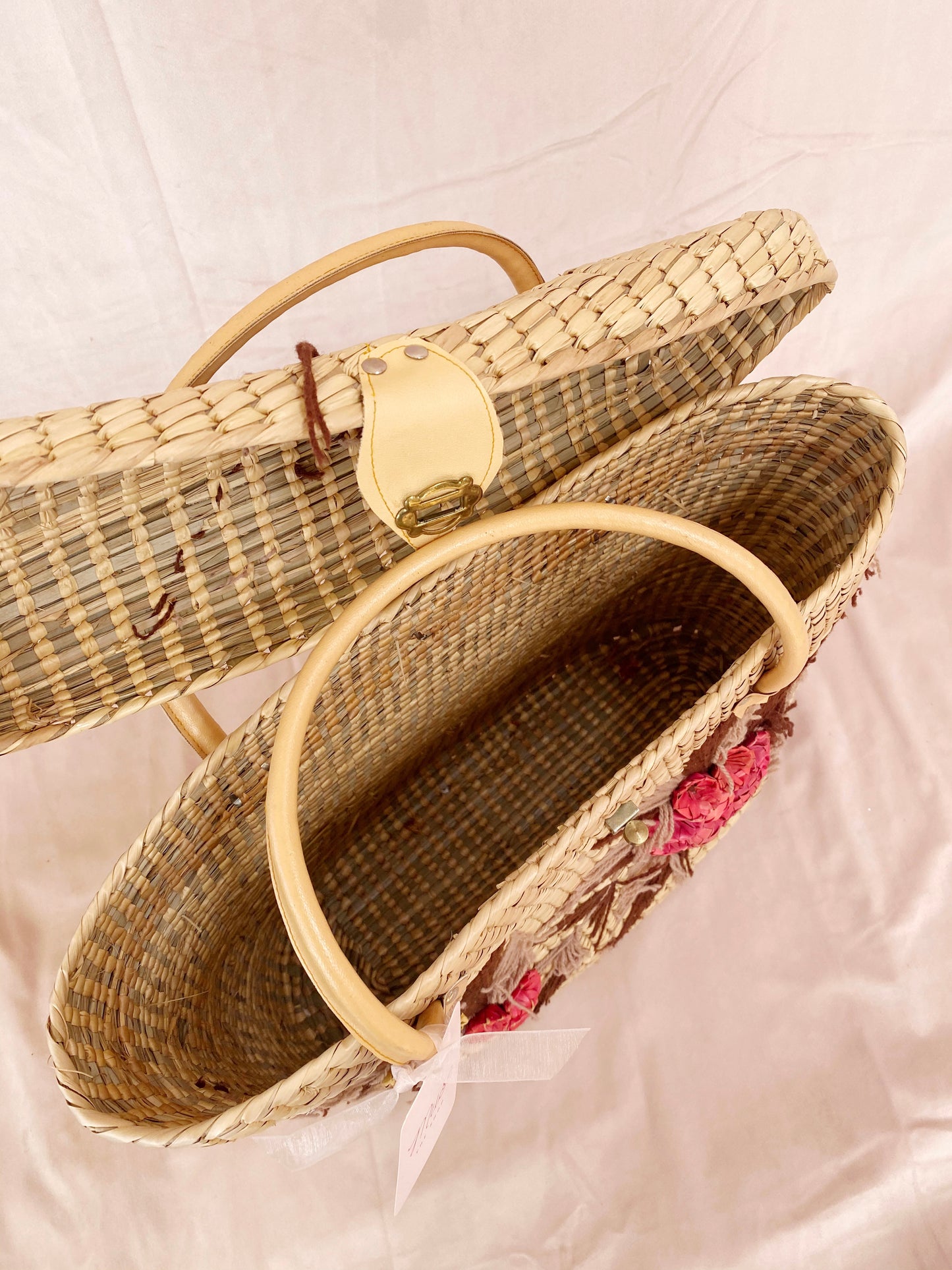 Vintage Woven Tote Bag